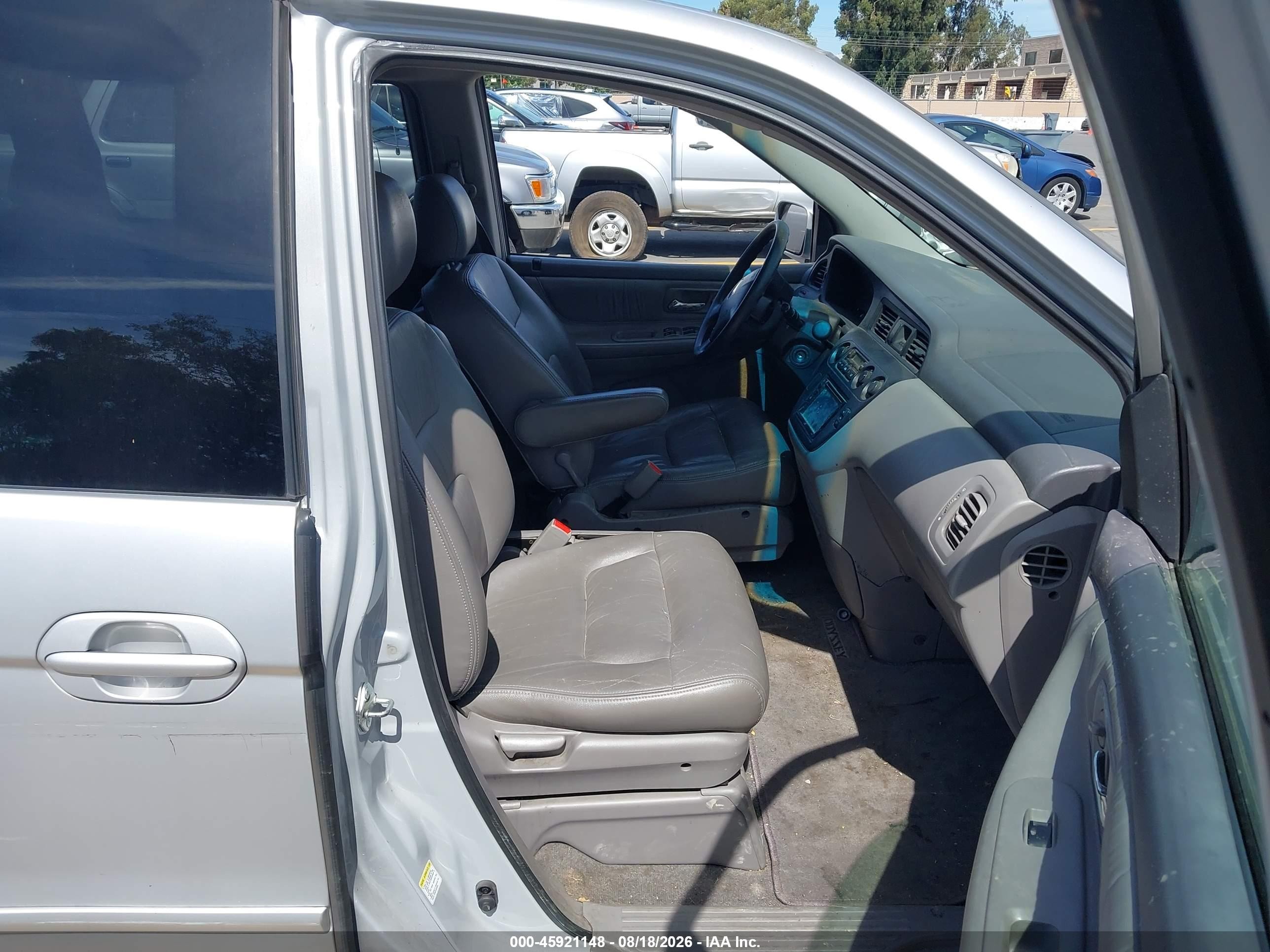 2002 Honda Odyssey Ex-l Silver vin: 2HKRL18962H536321