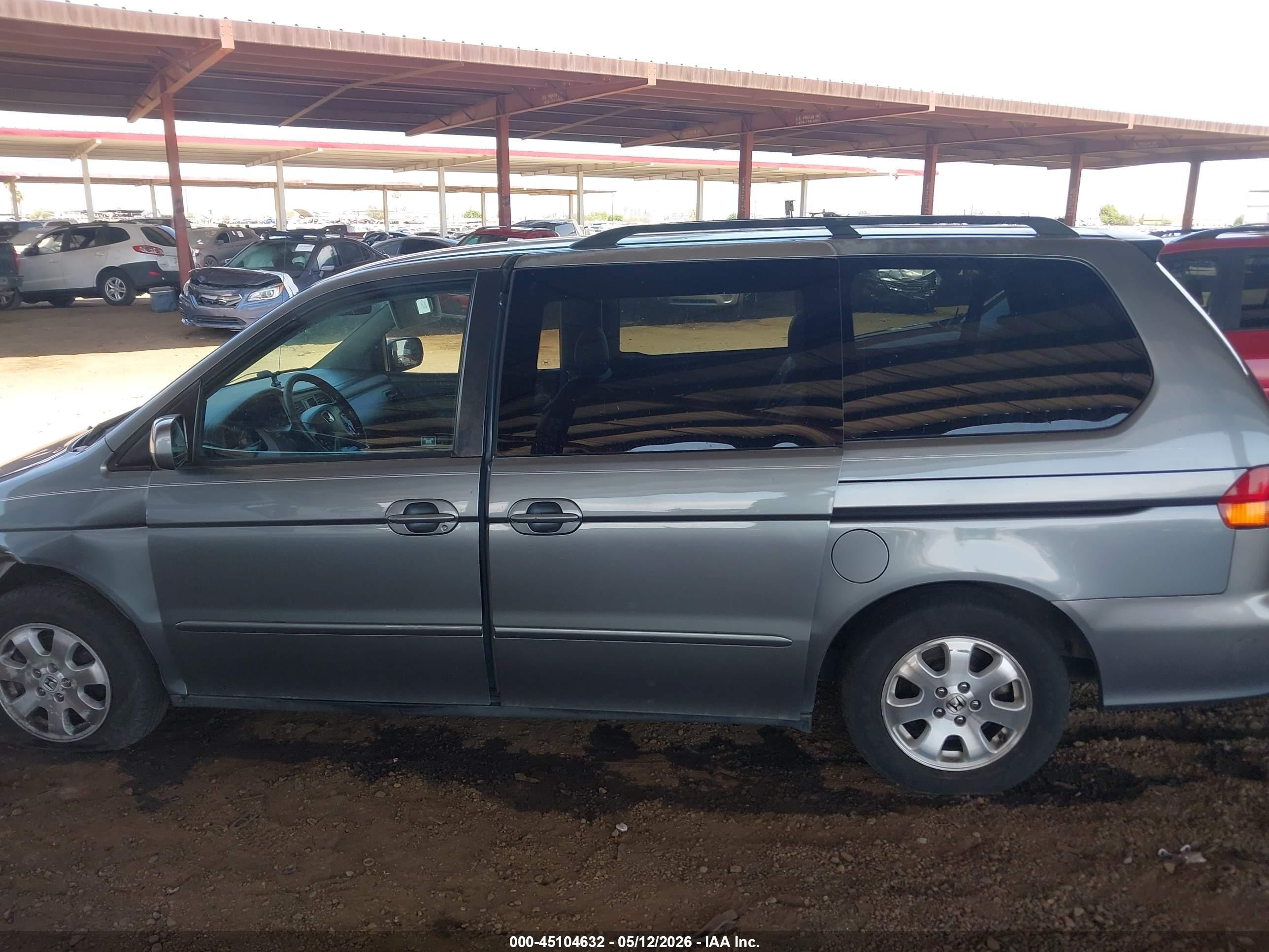 2002 Honda Odyssey Ex-l Blue vin: 2HKRL18972H534156