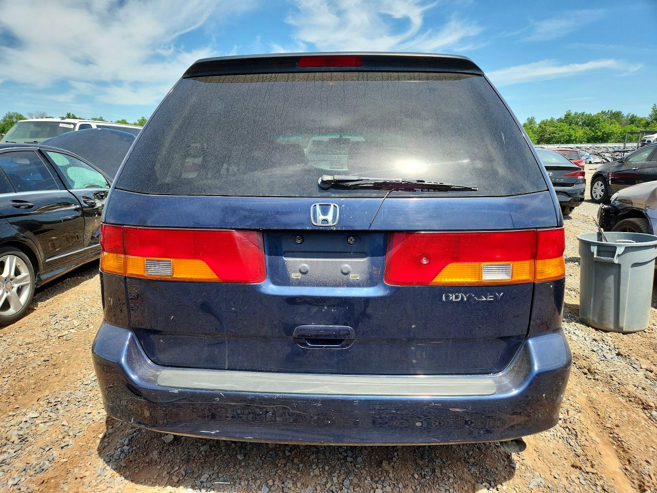 2004 Honda Odyssey Exl Blue vin: 2HKRL18984H500004