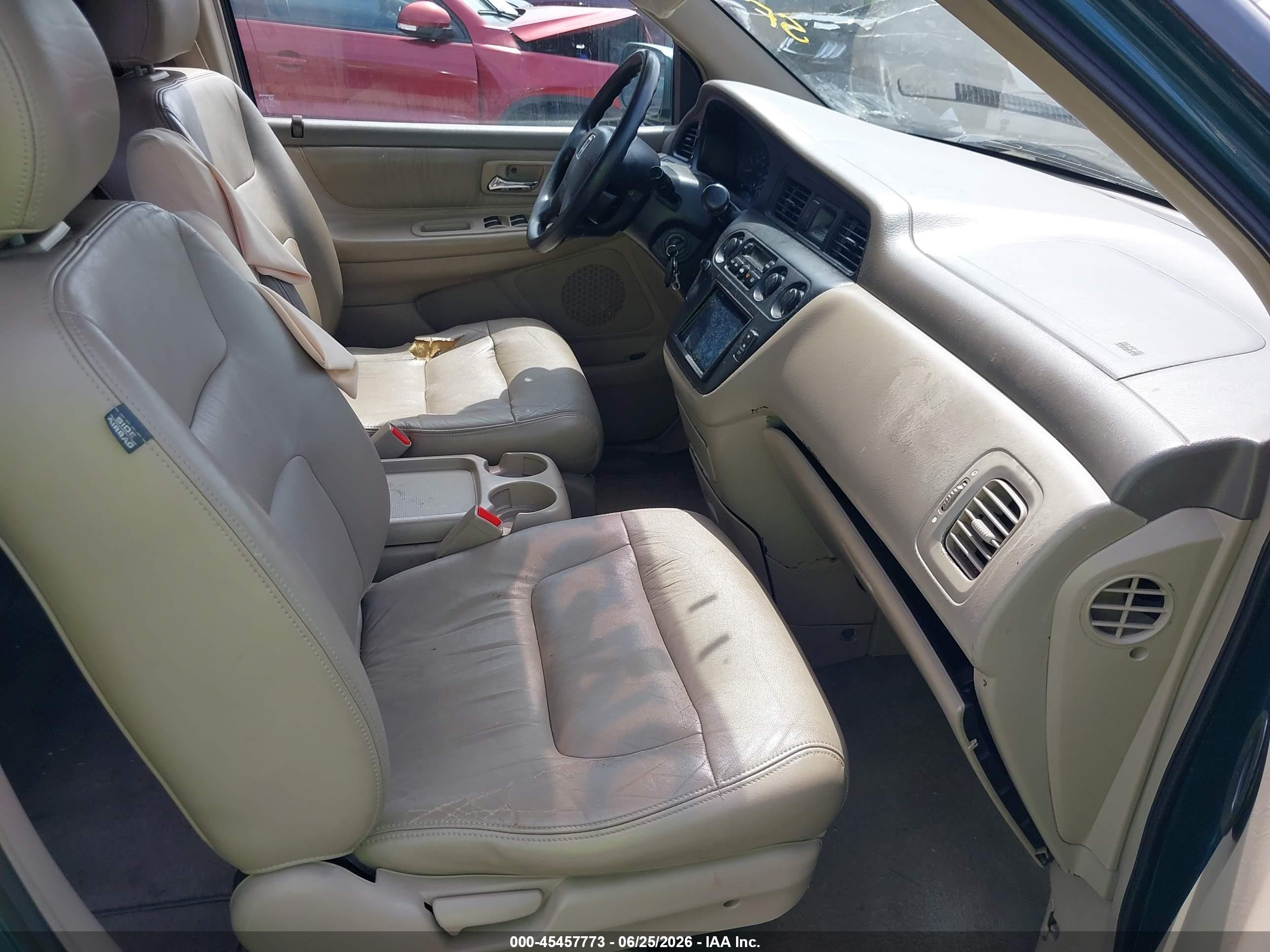 2002 Honda Odyssey Ex-l Green vin: 2HKRL18992H588218