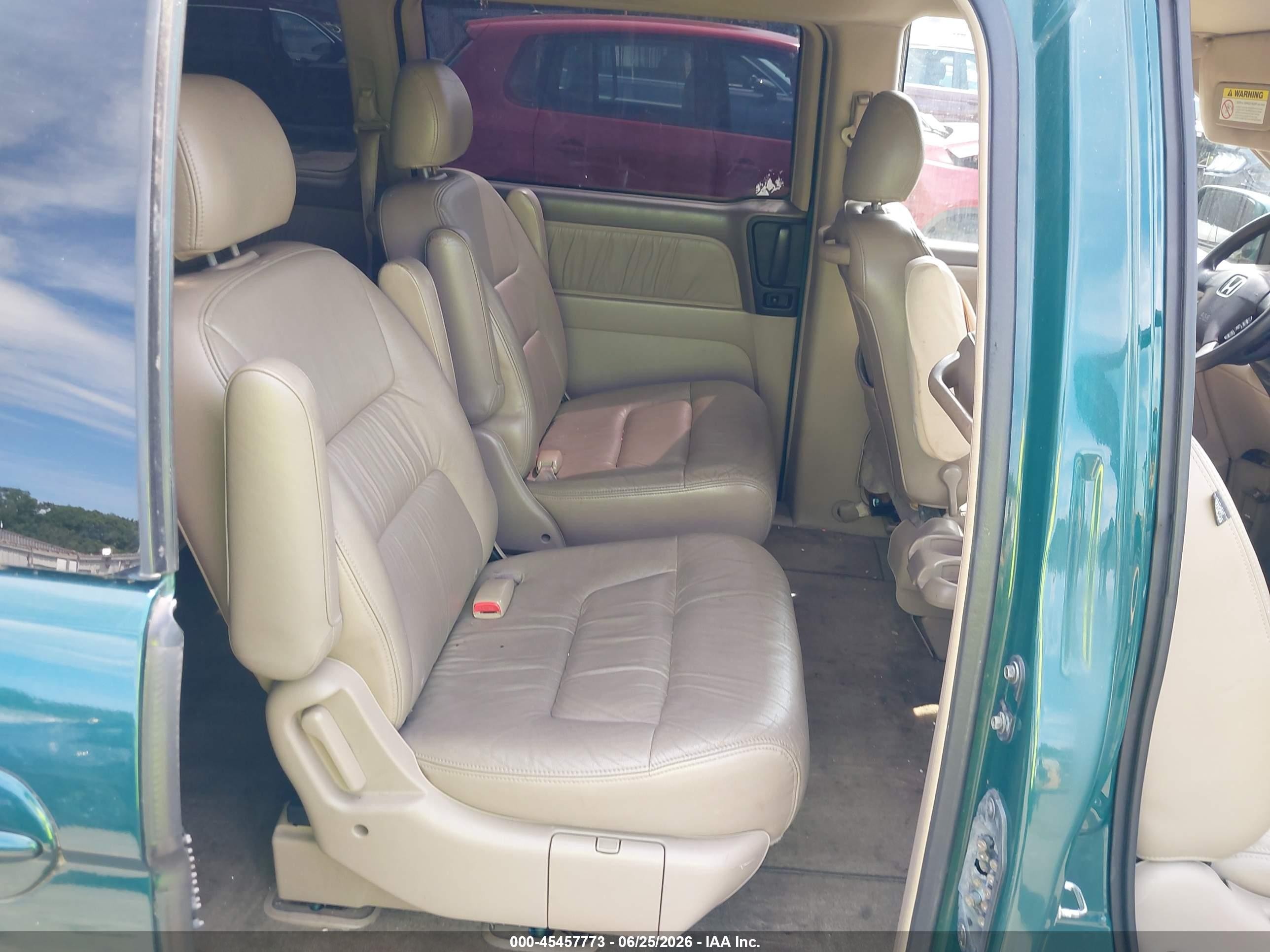 2002 Honda Odyssey Ex-l Green vin: 2HKRL18992H588218