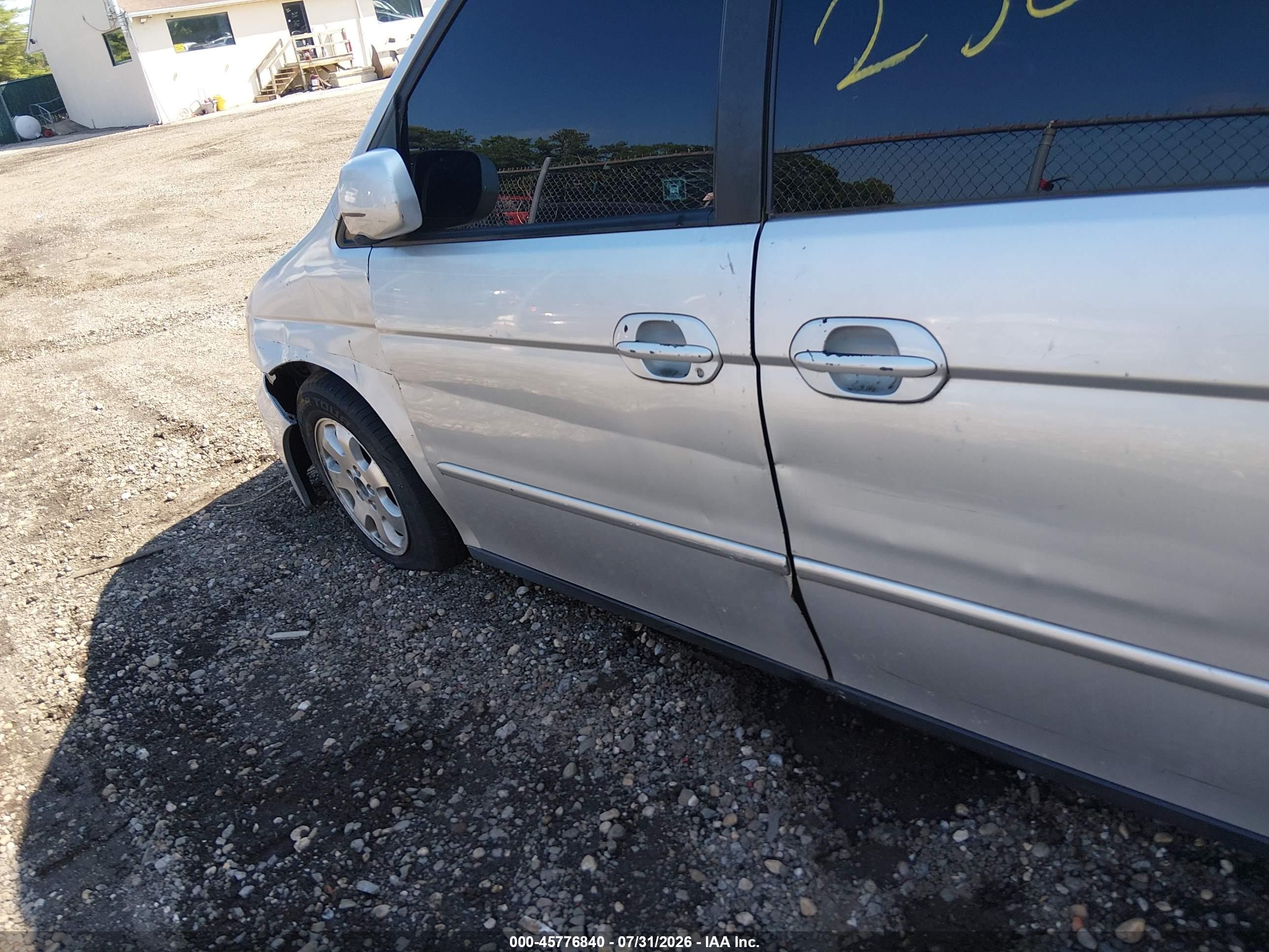 2002 Honda Odyssey Ex-l Gray vin: 2HKRL189X2H522180