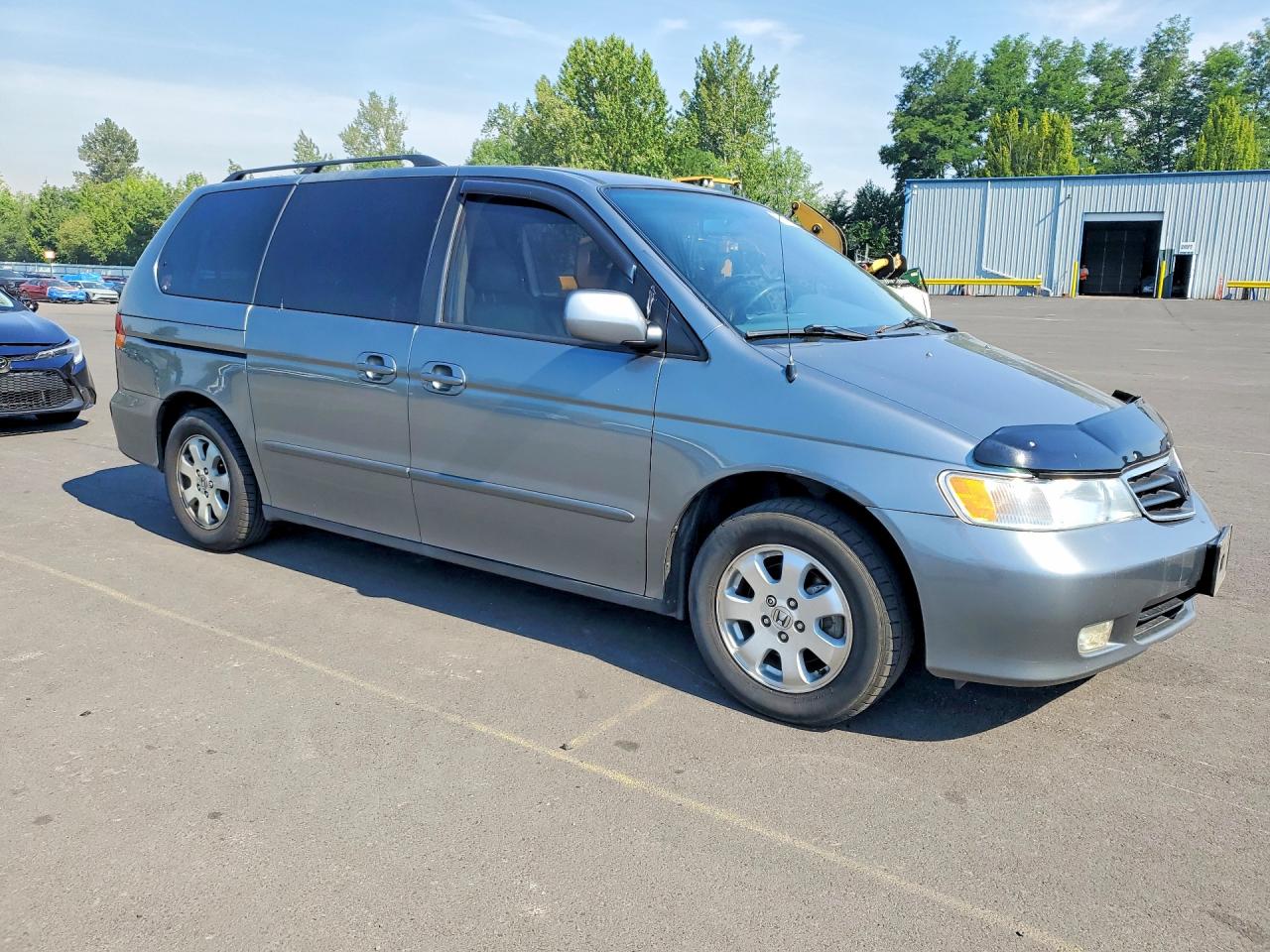 2002 Honda Odyssey Exl Gray vin: 2HKRL189X2H568351