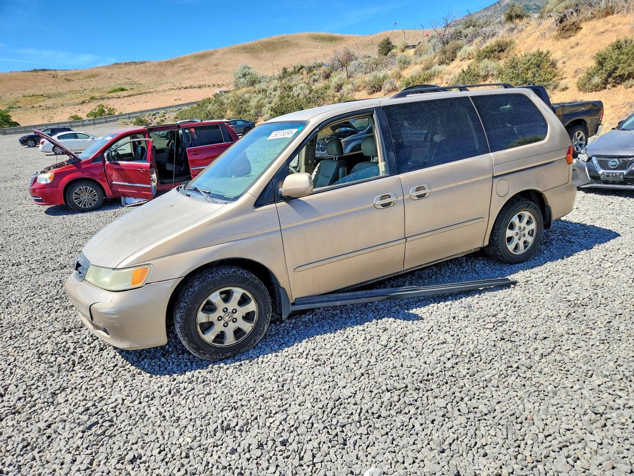 2002 Honda Odyssey Exl Tan vin: 2HKRL189X2H575283