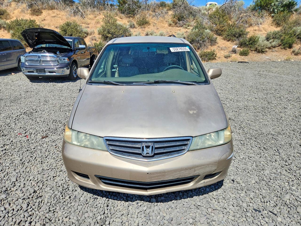 2002 Honda Odyssey Exl Tan vin: 2HKRL189X2H575283