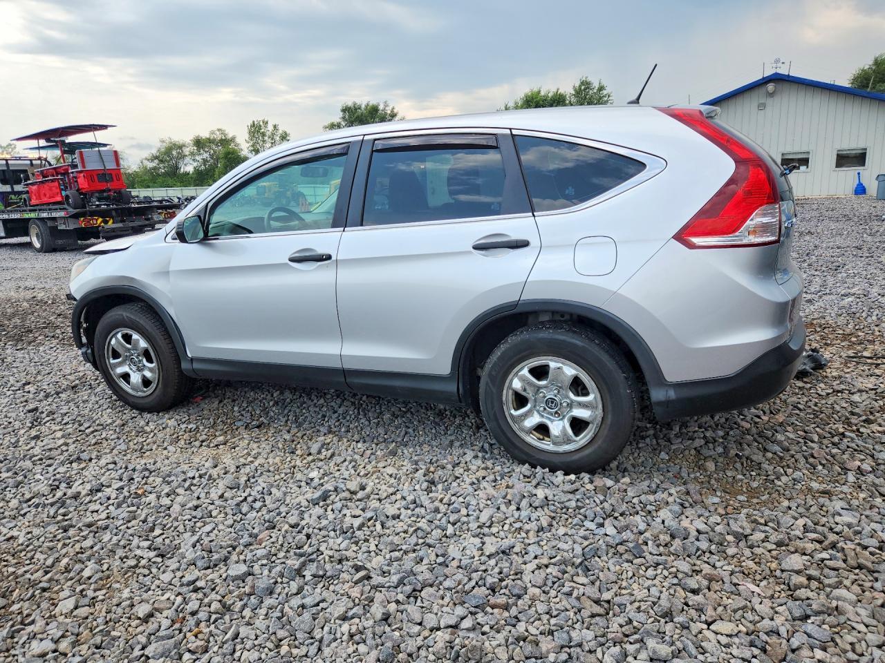 2013 Honda Cr-v Lx Silver vin: 2HKRM3H30DH504813