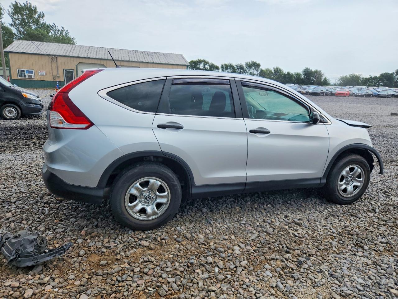 2013 Honda Cr-v Lx Silver vin: 2HKRM3H30DH504813