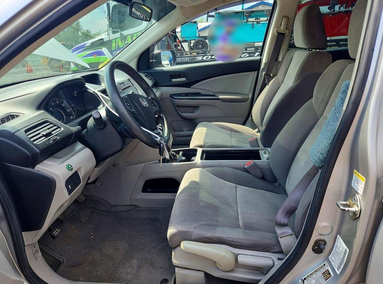 2013 Honda Cr-v Lx Silver vin: 2HKRM3H30DH504813