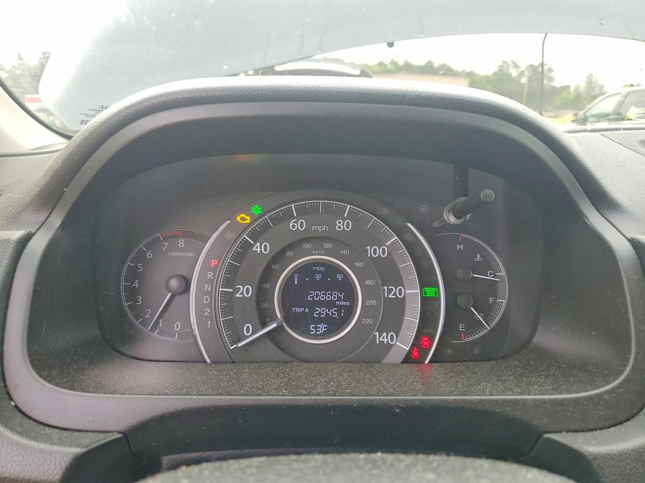 2013 Honda Cr-v Lx Gray vin: 2HKRM3H30DH512717