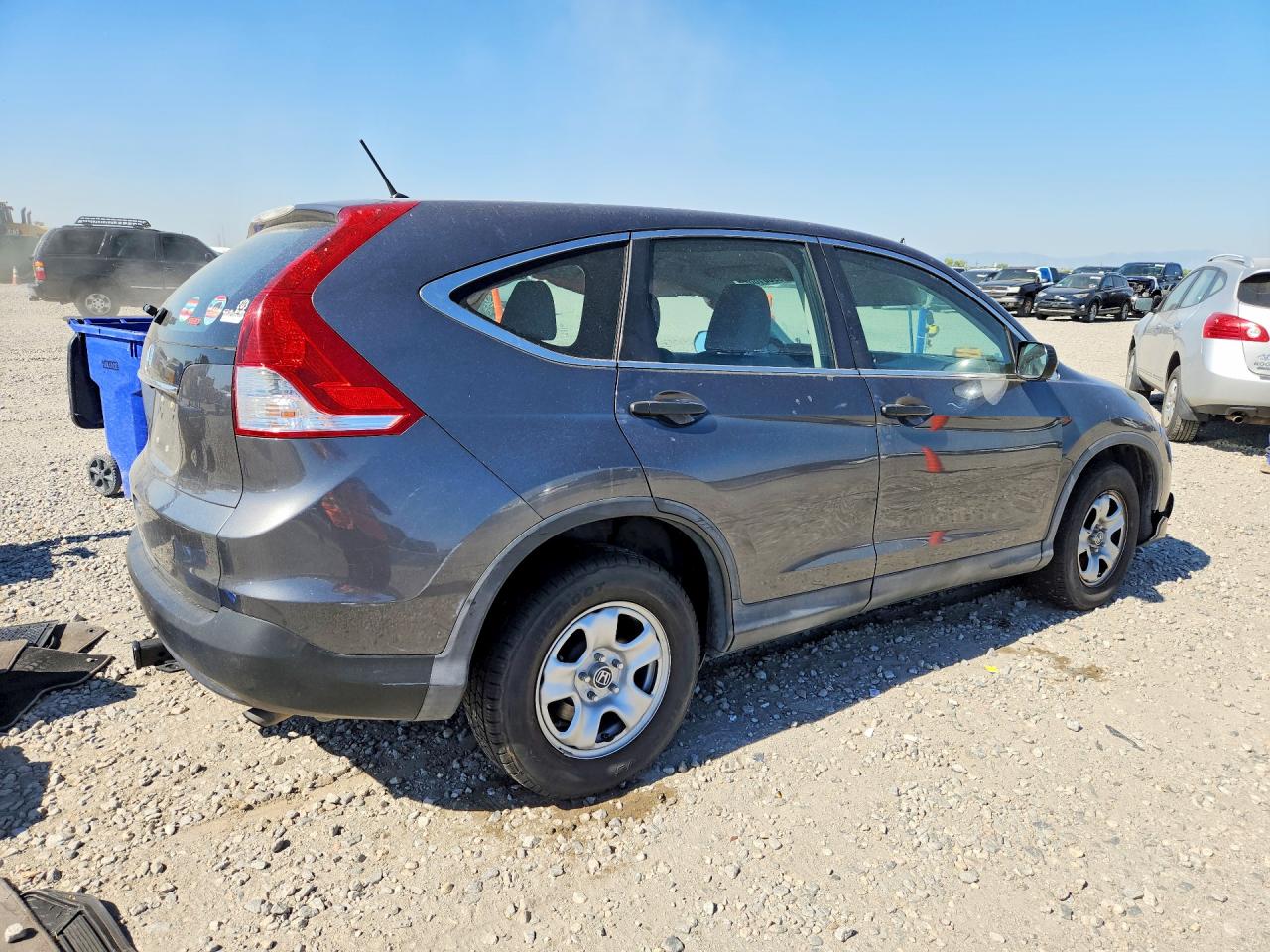 2013 Honda Cr-v Lx Gray vin: 2HKRM3H30DH514371