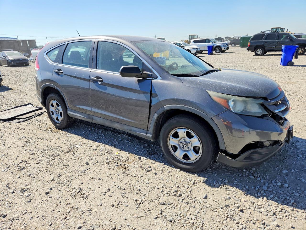 2013 Honda Cr-v Lx Gray vin: 2HKRM3H30DH514371