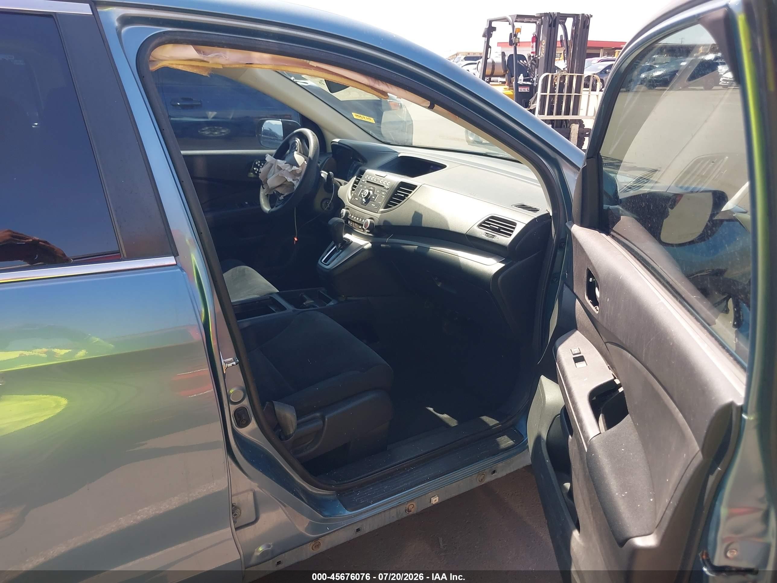 2014 Honda Cr-v Lx Синий vin: 2HKRM3H30EH540339
