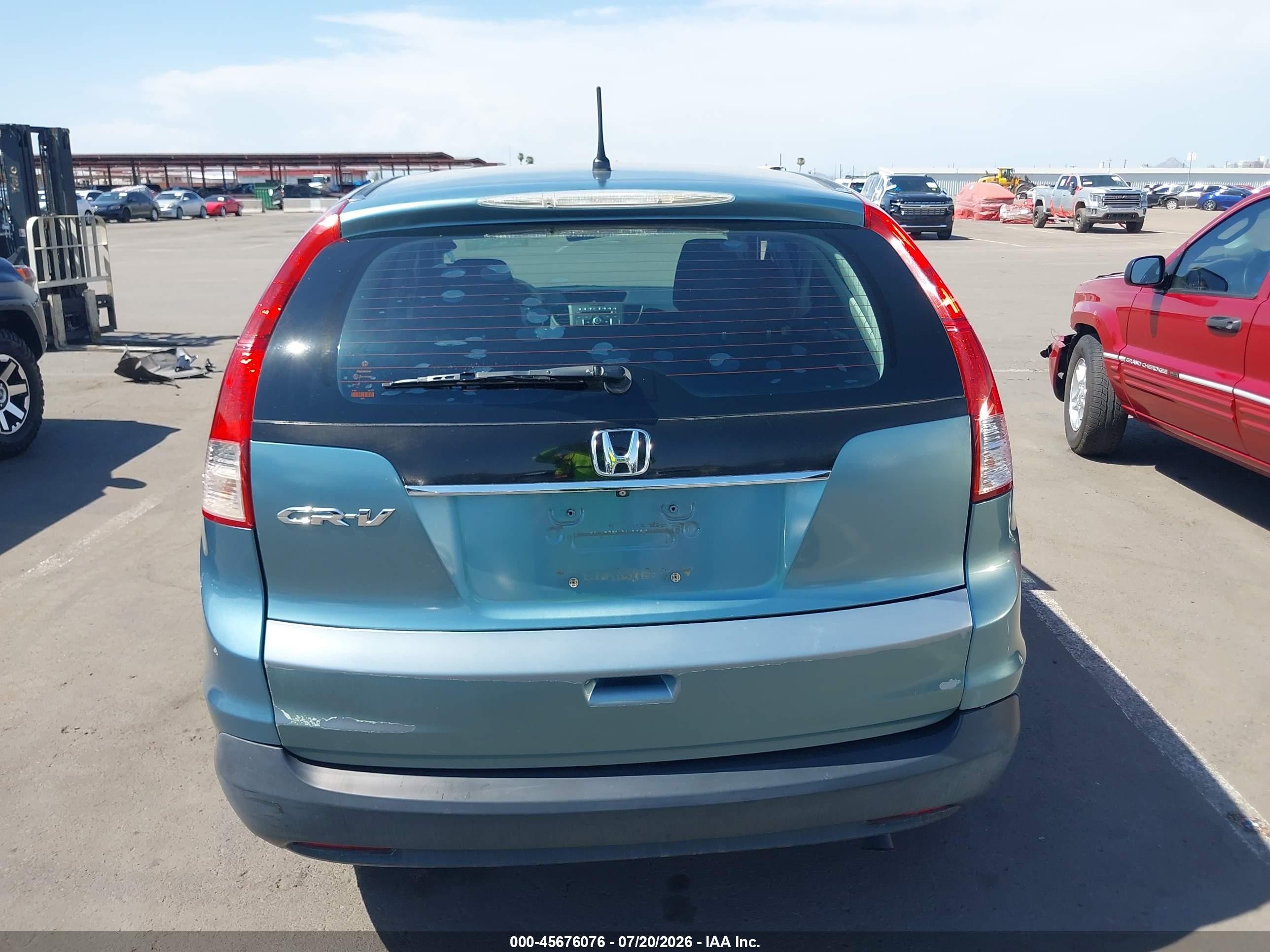 2014 Honda Cr-v Lx Синий vin: 2HKRM3H30EH540339