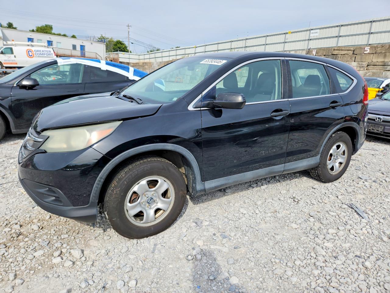 2014 Honda Cr-v Lx Black vin: 2HKRM3H30EH543032