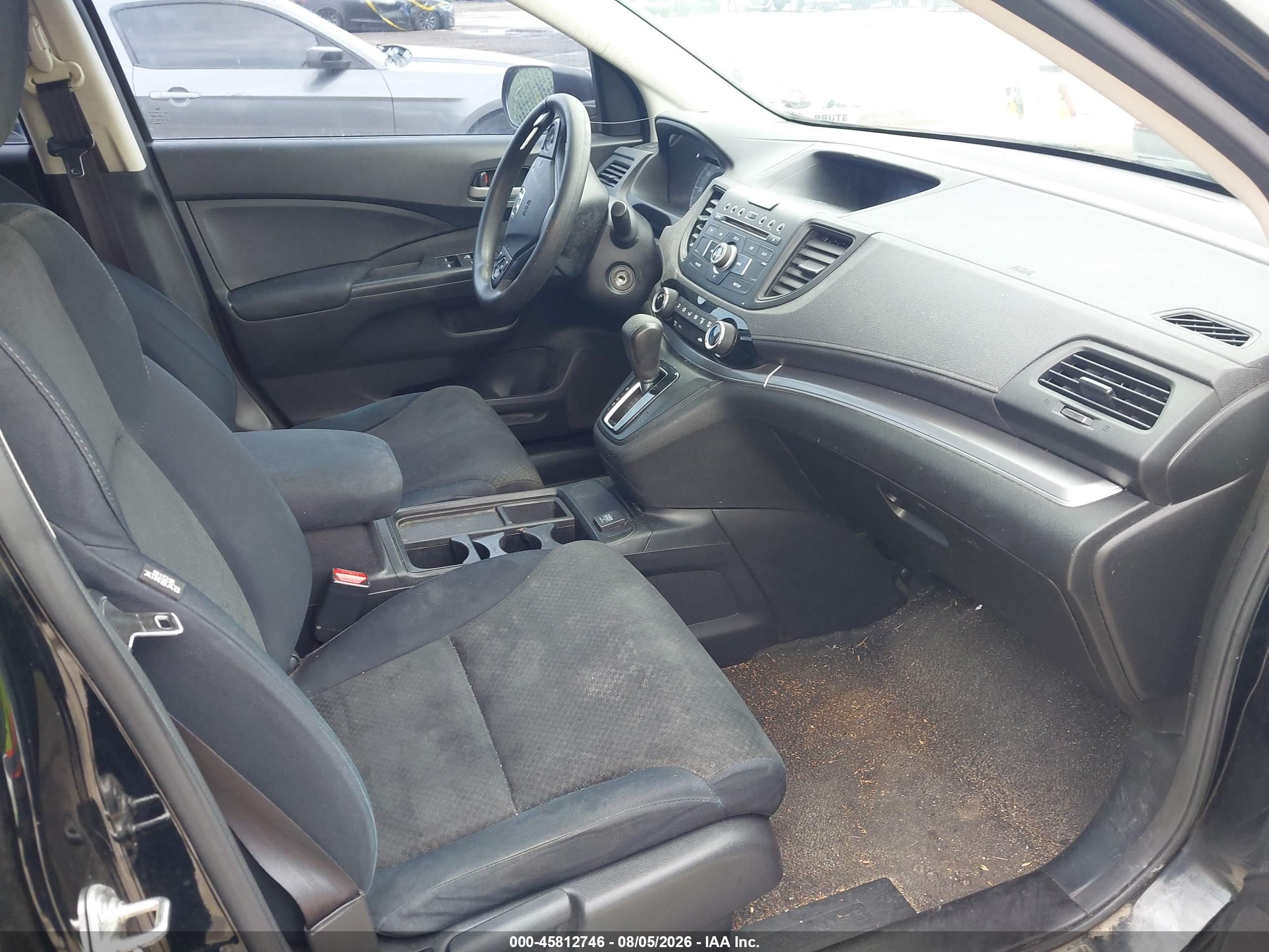 2015 Honda Cr-v Lx Black vin: 2HKRM3H30FH512400