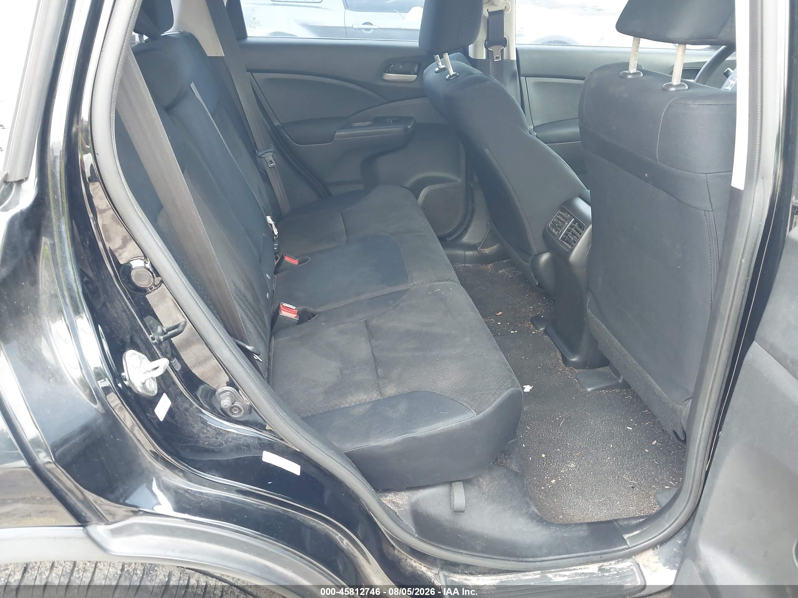 2015 Honda Cr-v Lx Black vin: 2HKRM3H30FH512400