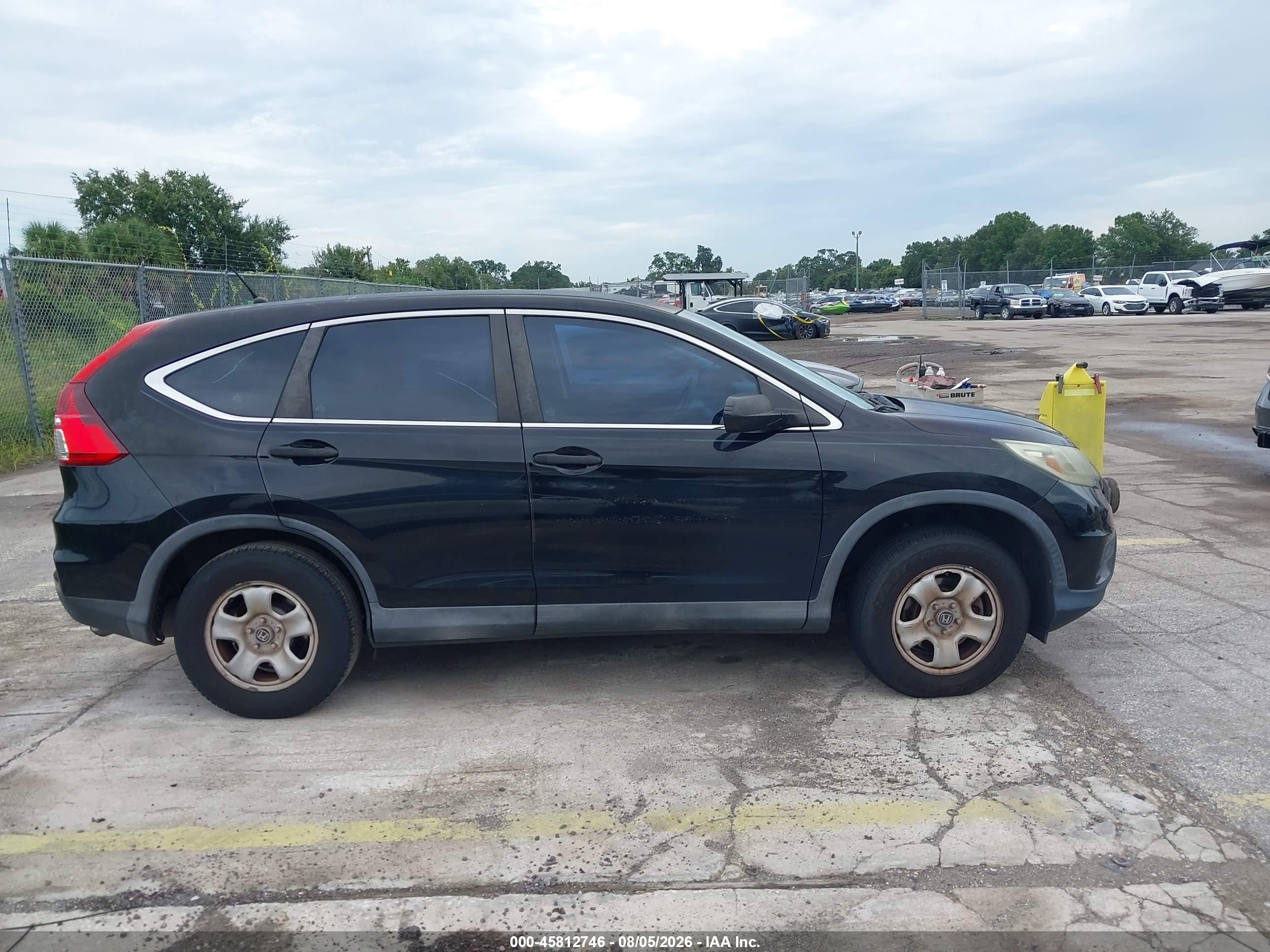 2015 Honda Cr-v Lx Black vin: 2HKRM3H30FH512400