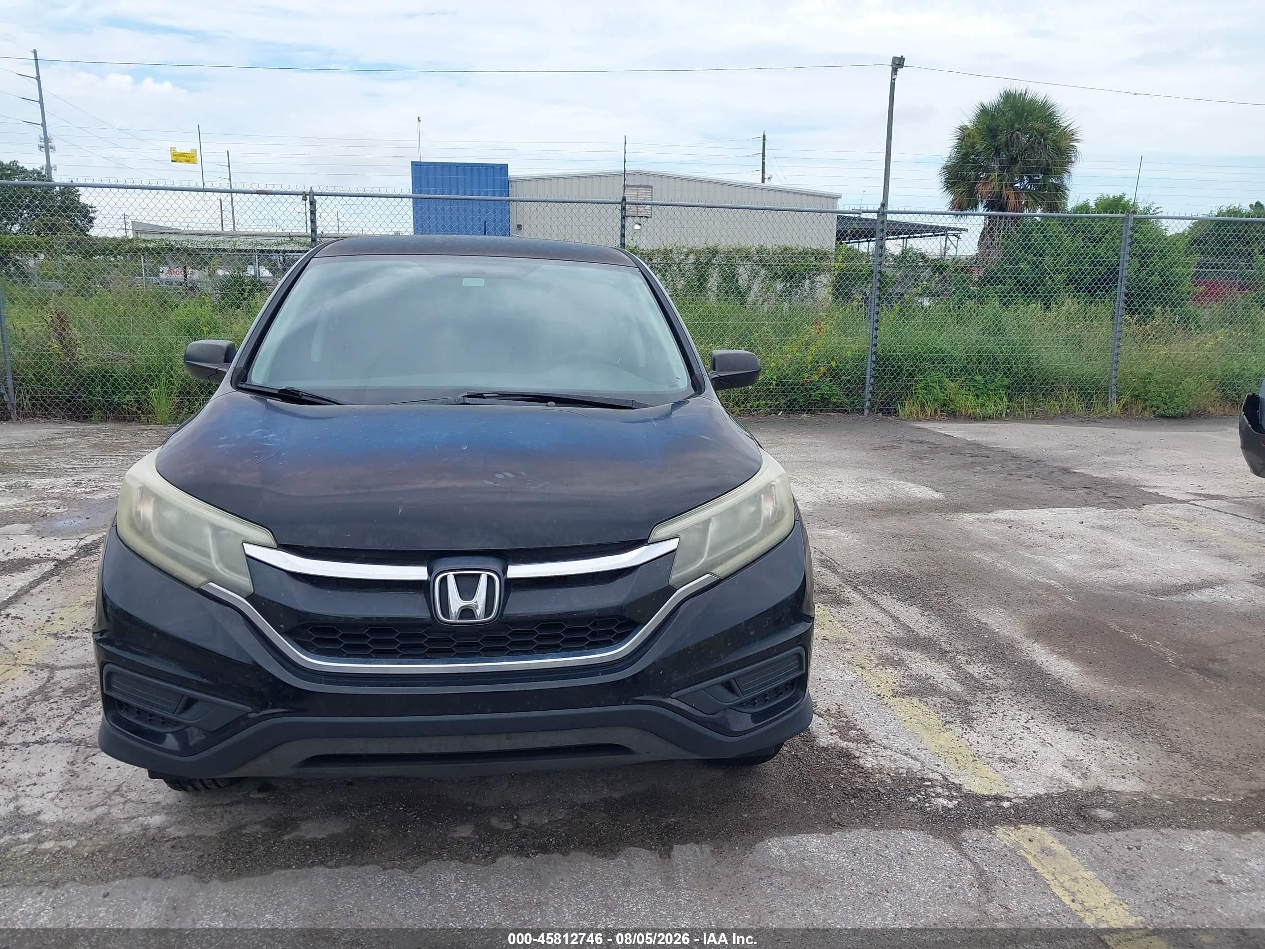2015 Honda Cr-v Lx Black vin: 2HKRM3H30FH512400