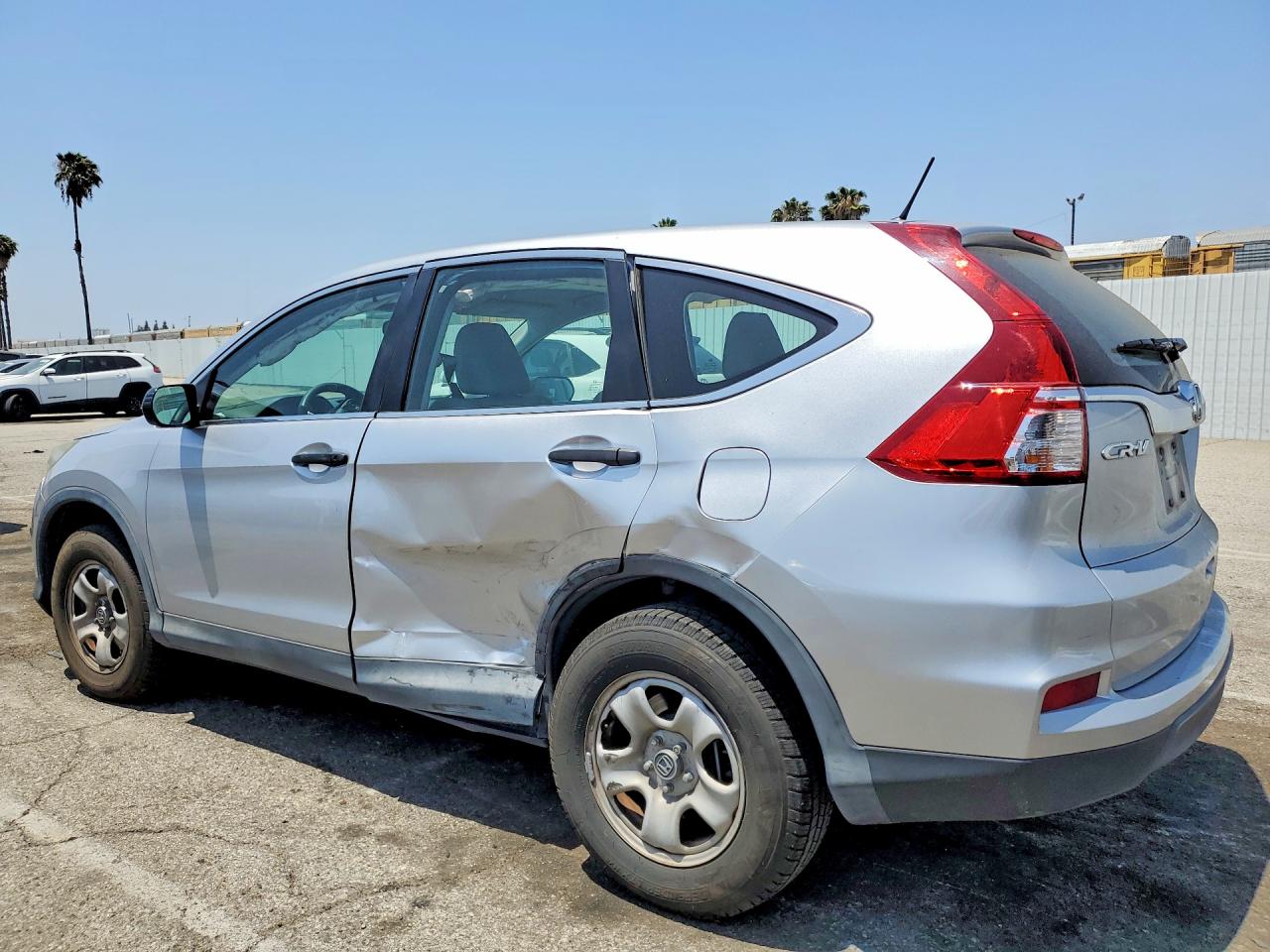 2015 Honda Cr-v Lx Silver vin: 2HKRM3H30FH559328