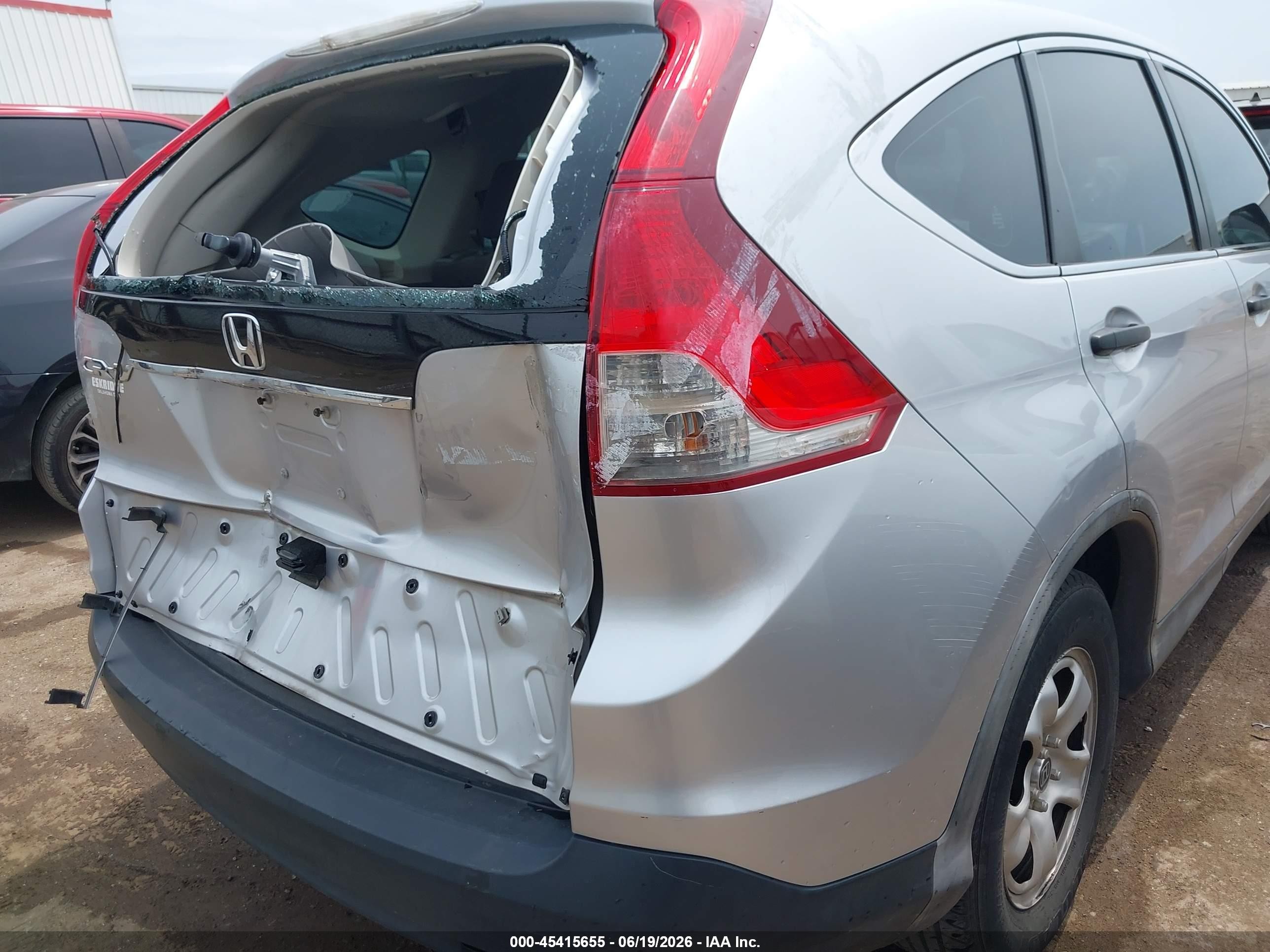 2012 Honda Cr-v Lx Silver vin: 2HKRM3H31CH511915