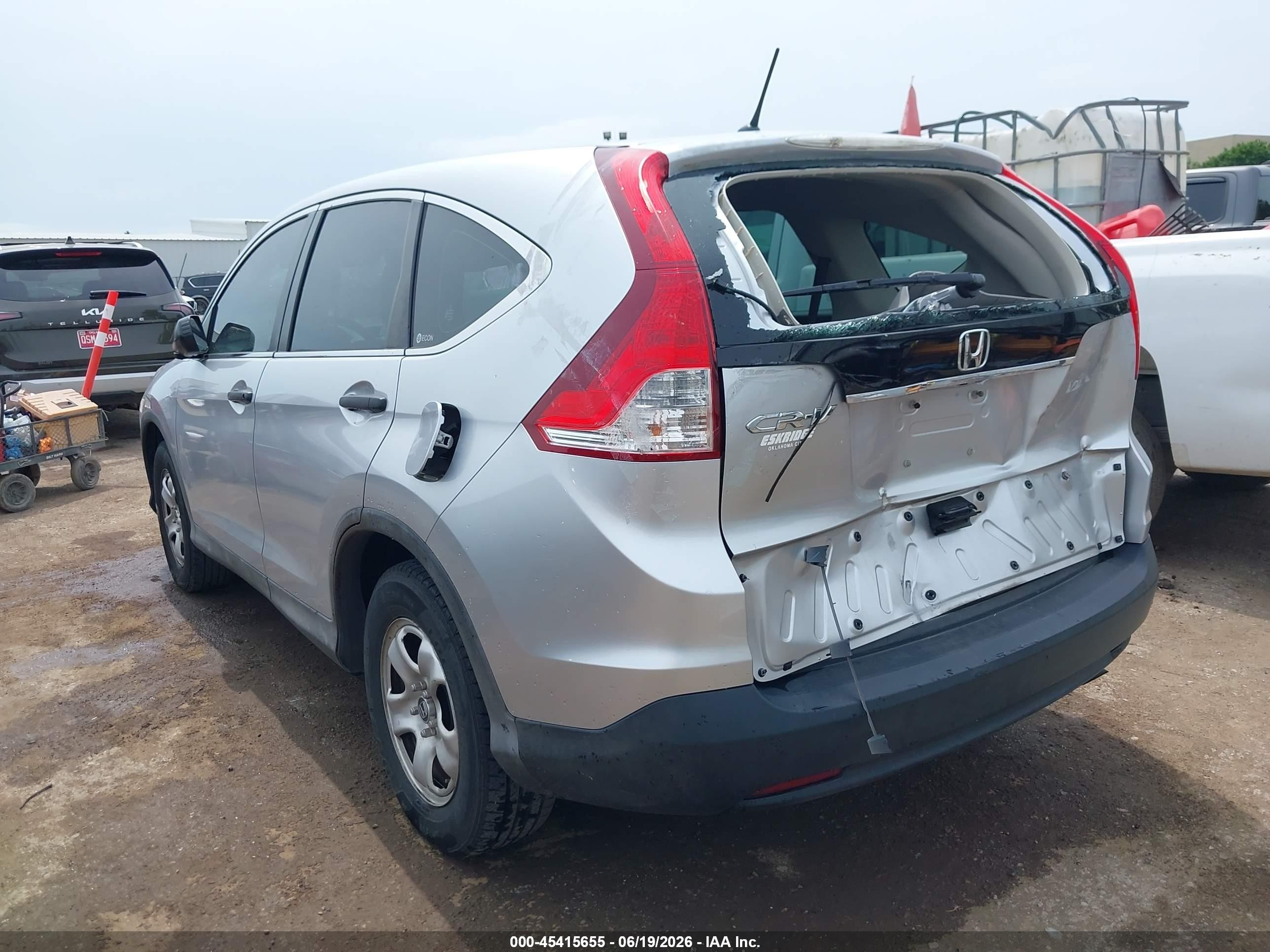 2012 Honda Cr-v Lx Silver vin: 2HKRM3H31CH511915