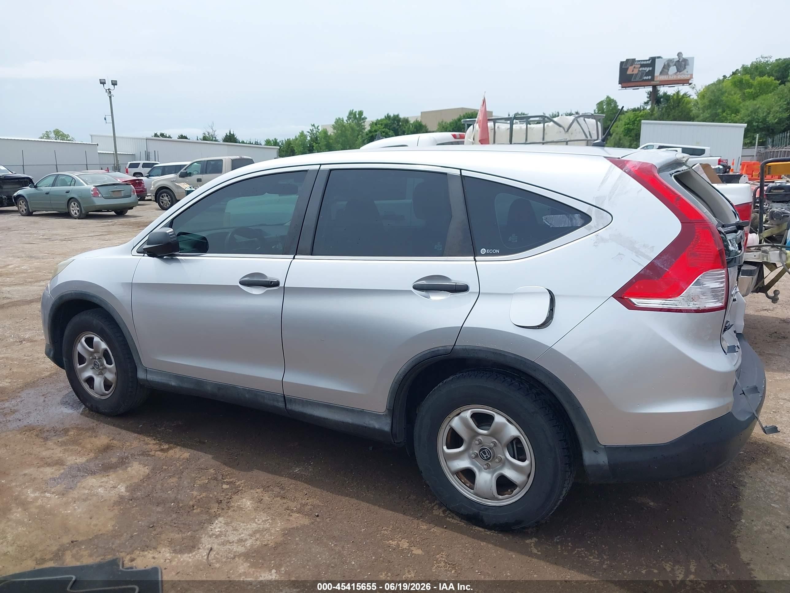 2012 Honda Cr-v Lx Silver vin: 2HKRM3H31CH511915