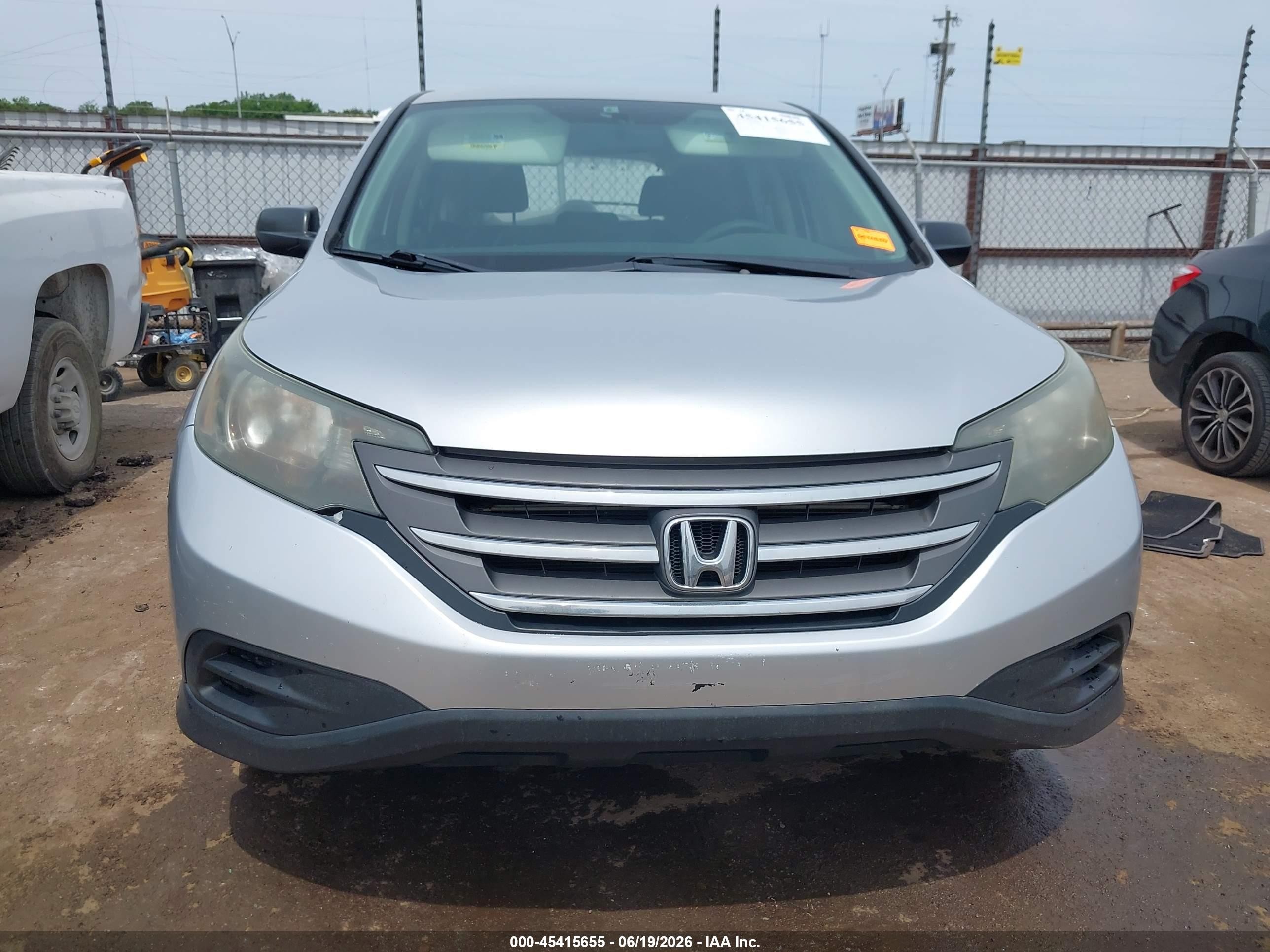 2012 Honda Cr-v Lx Silver vin: 2HKRM3H31CH511915