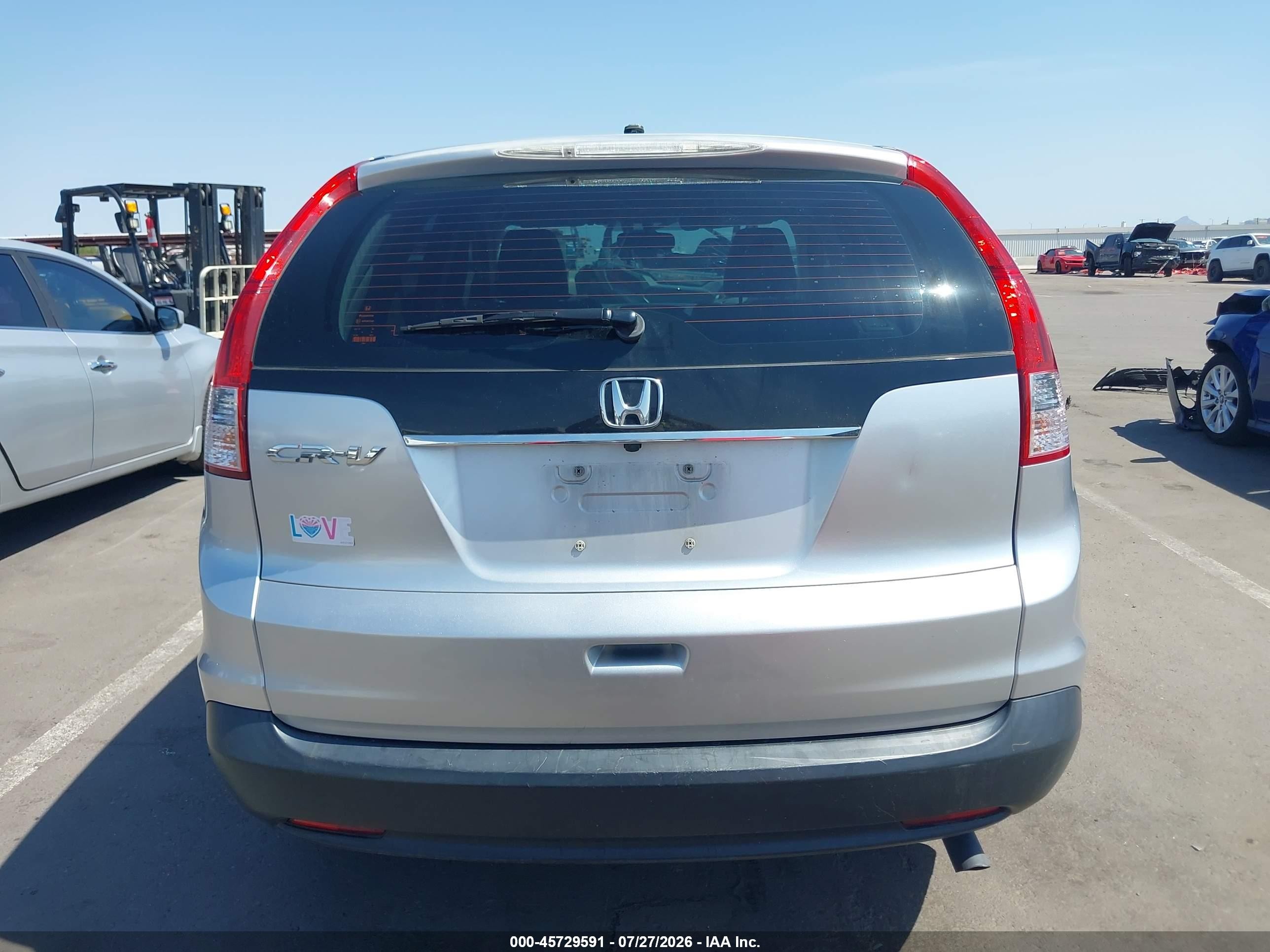 2012 Honda Cr-v Lx Silver vin: 2HKRM3H31CH512661