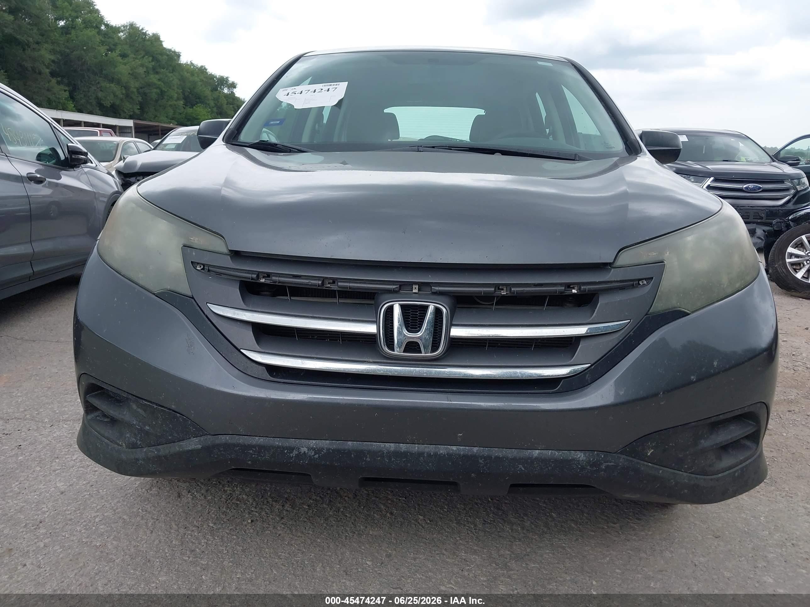 2013 Honda Cr-v Lx Gray vin: 2HKRM3H31DH502679
