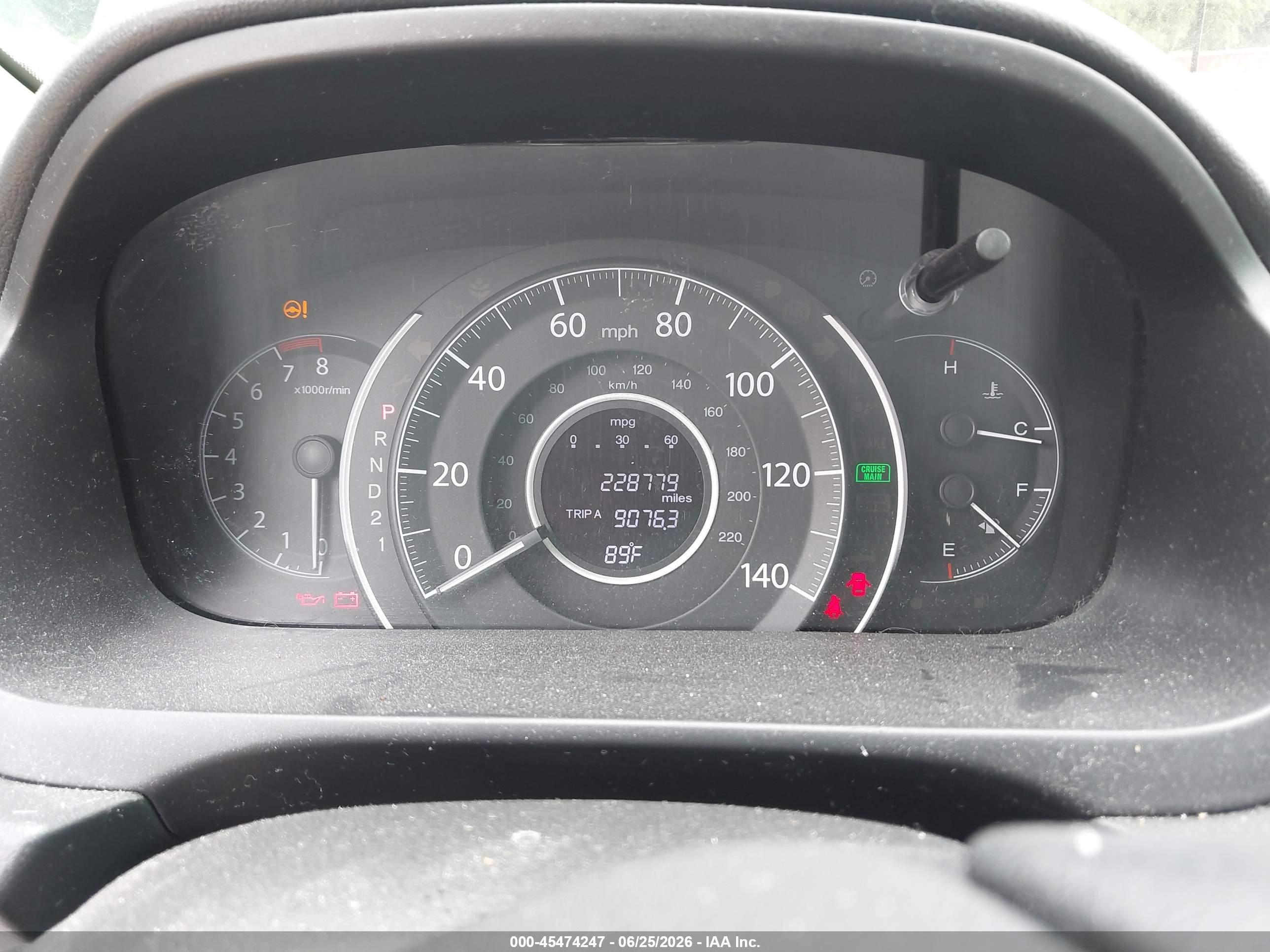 2013 Honda Cr-v Lx Gray vin: 2HKRM3H31DH502679