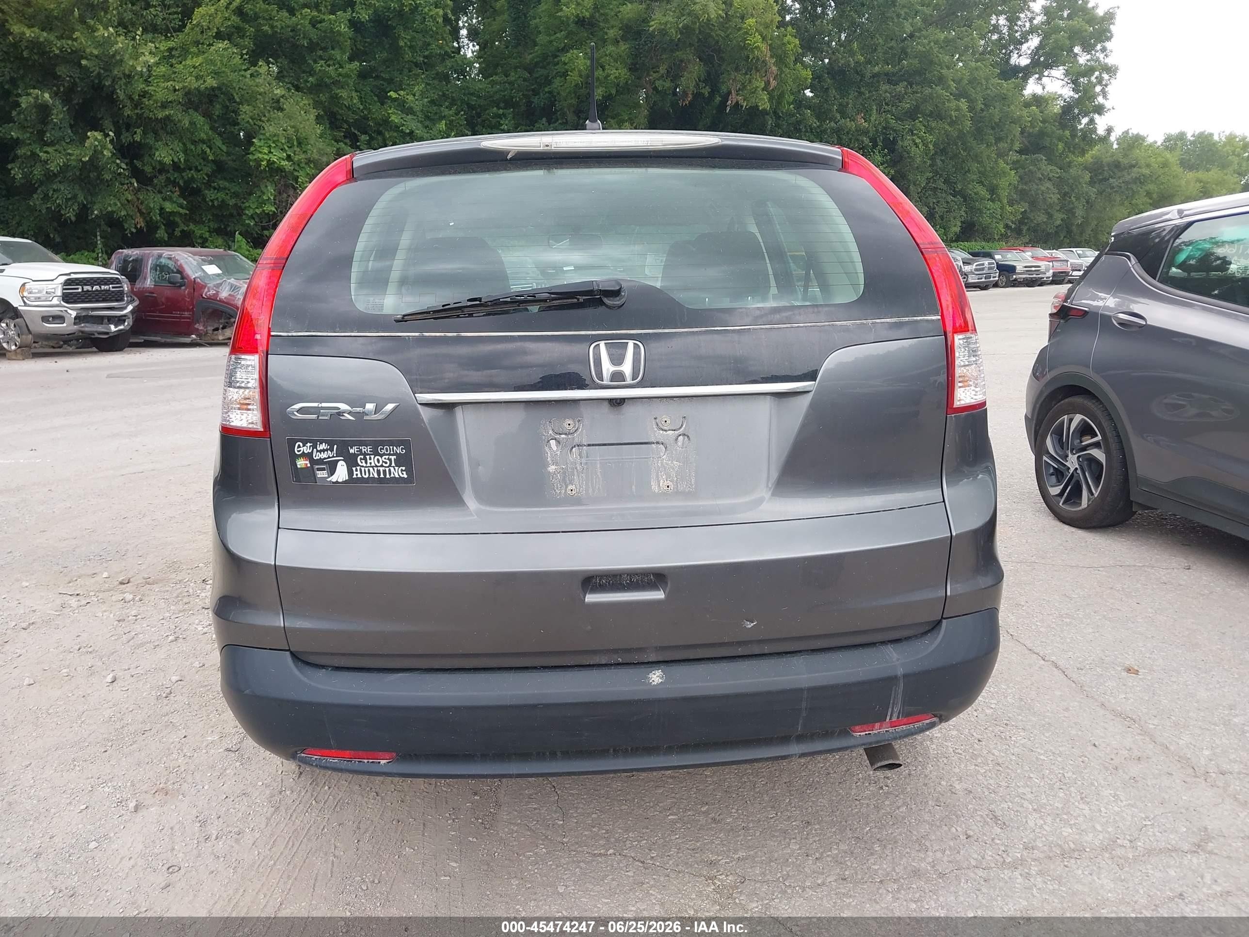 2013 Honda Cr-v Lx Gray vin: 2HKRM3H31DH502679