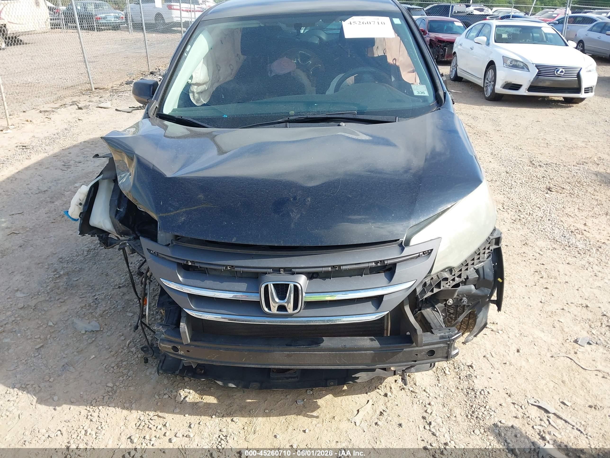 2013 Honda Cr-v Lx Черный vin: 2HKRM3H31DH520969