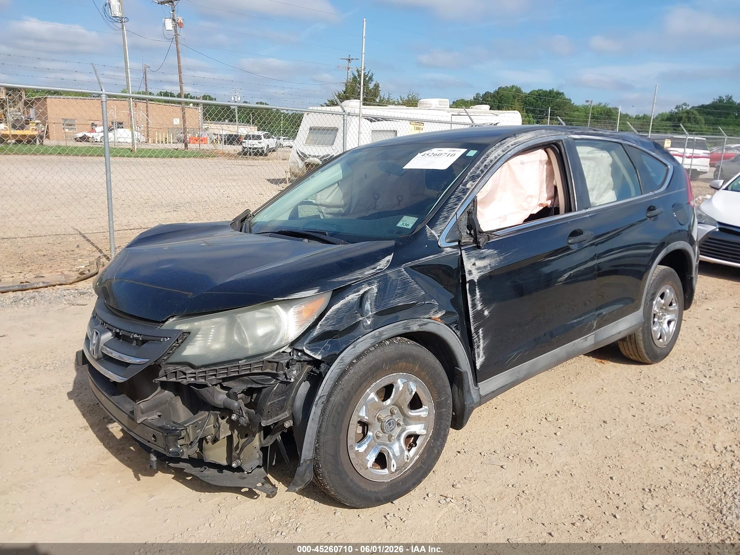 2013 Honda Cr-v Lx Черный vin: 2HKRM3H31DH520969