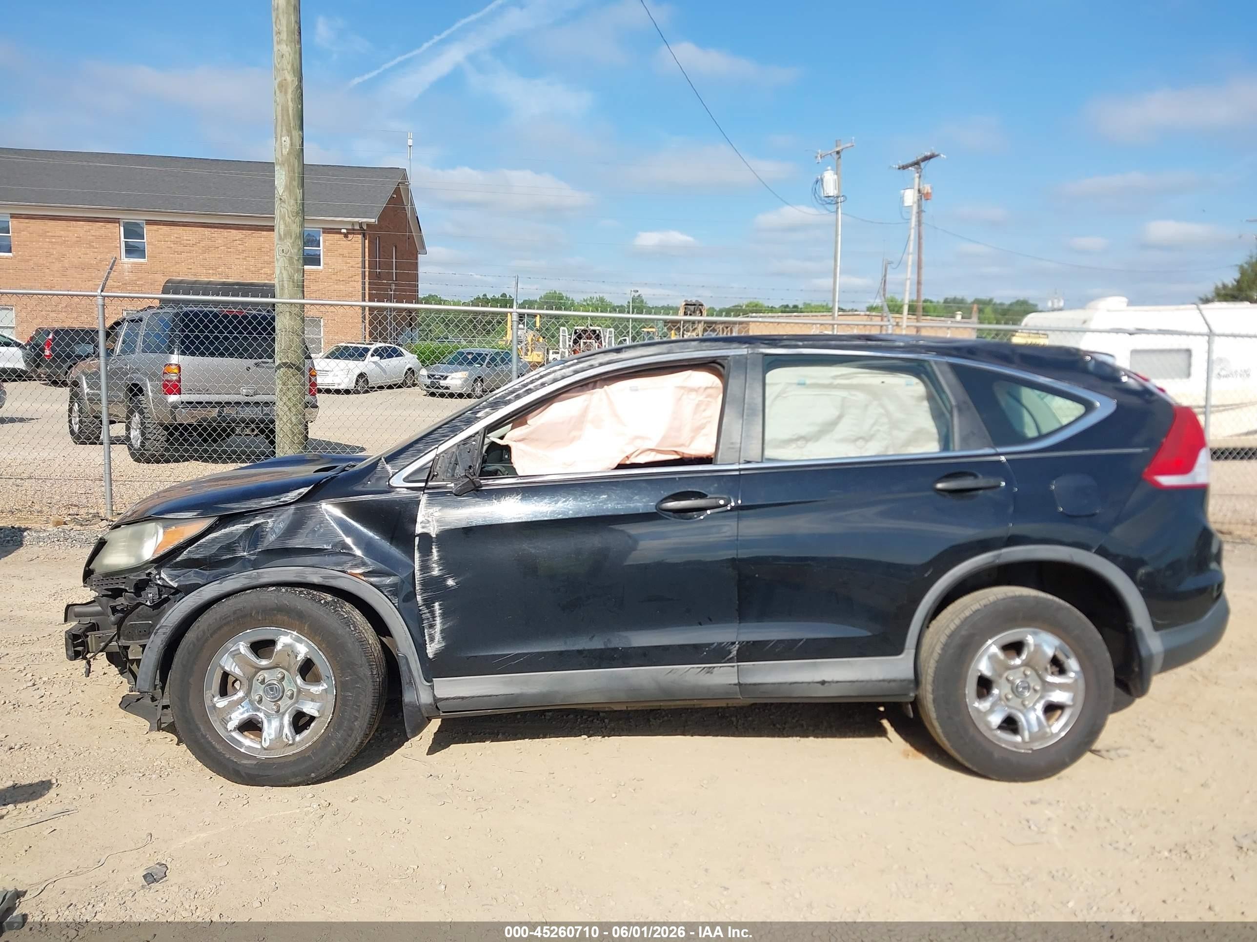 2013 Honda Cr-v Lx Черный vin: 2HKRM3H31DH520969