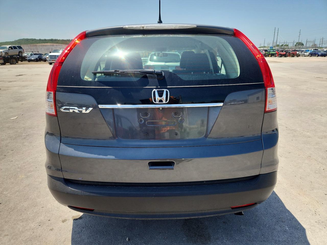 2014 Honda Cr-v Lx Gray vin: 2HKRM3H31EH504417