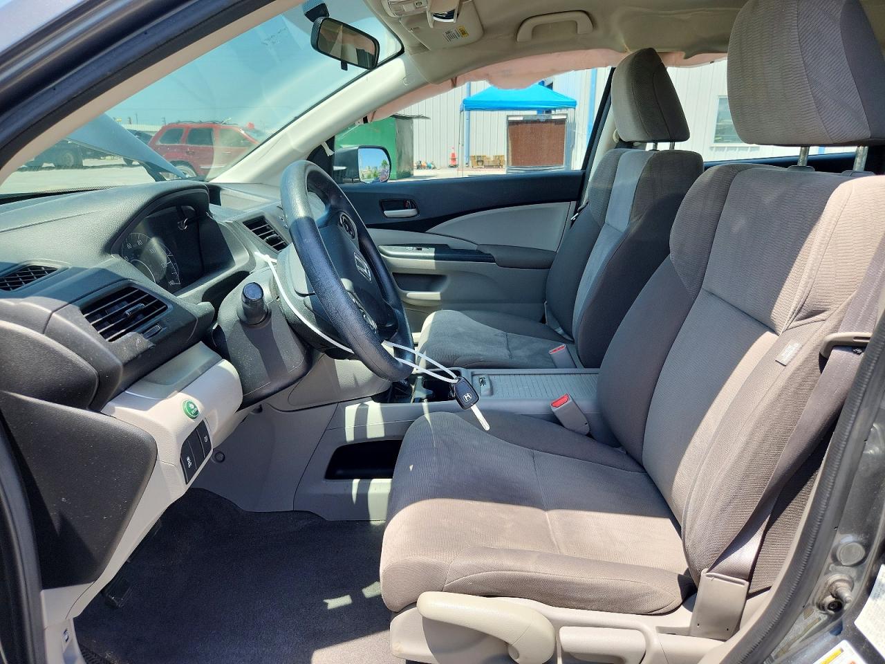 2014 Honda Cr-v Lx Gray vin: 2HKRM3H31EH504417