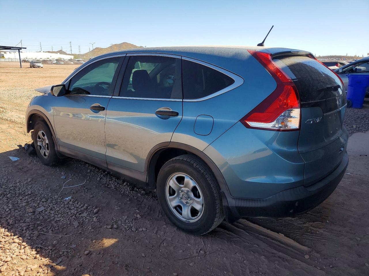 2014 Honda Cr-v Lx Blue vin: 2HKRM3H31EH538633