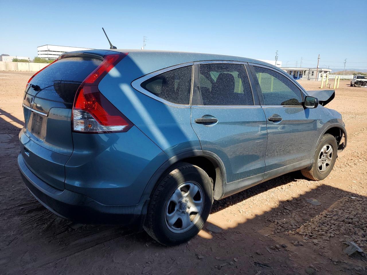 2014 Honda Cr-v Lx Blue vin: 2HKRM3H31EH538633