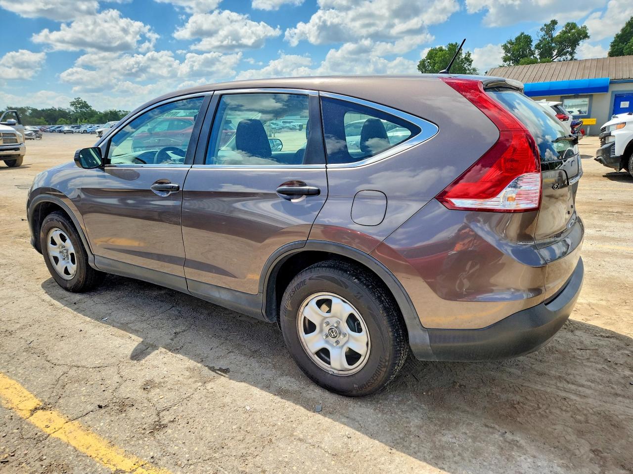 2014 Honda Cr-v Lx Gray vin: 2HKRM3H31EH563998