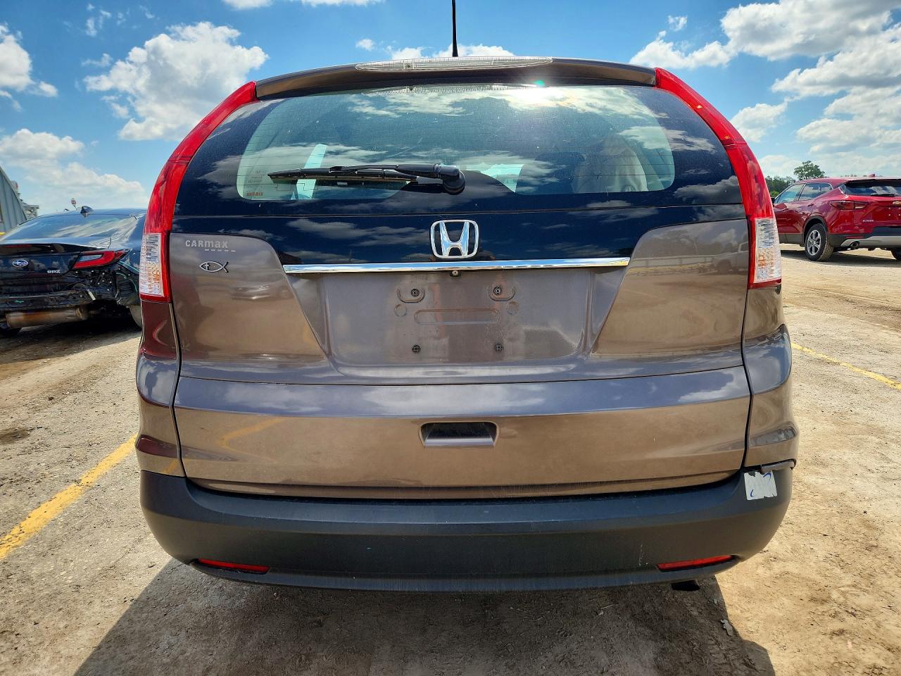 2014 Honda Cr-v Lx Gray vin: 2HKRM3H31EH563998