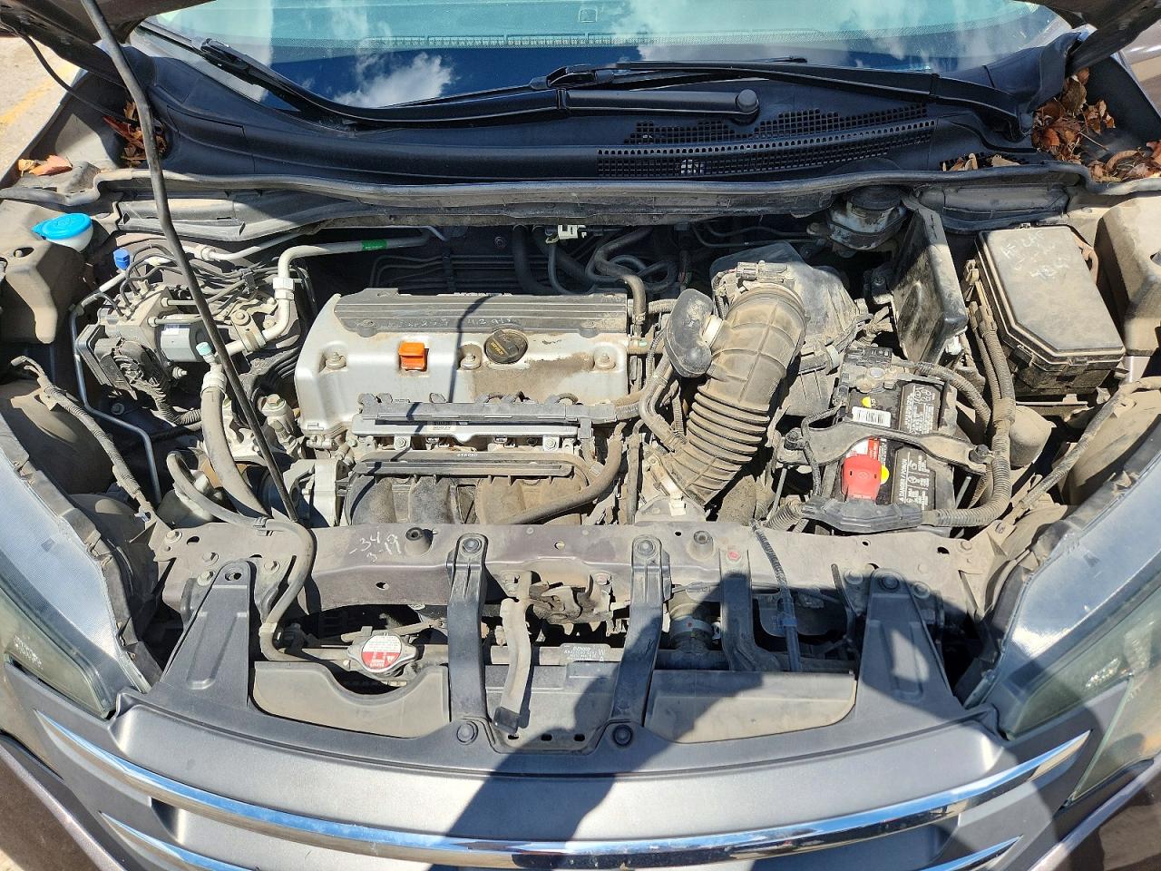2014 Honda Cr-v Lx Gray vin: 2HKRM3H31EH563998