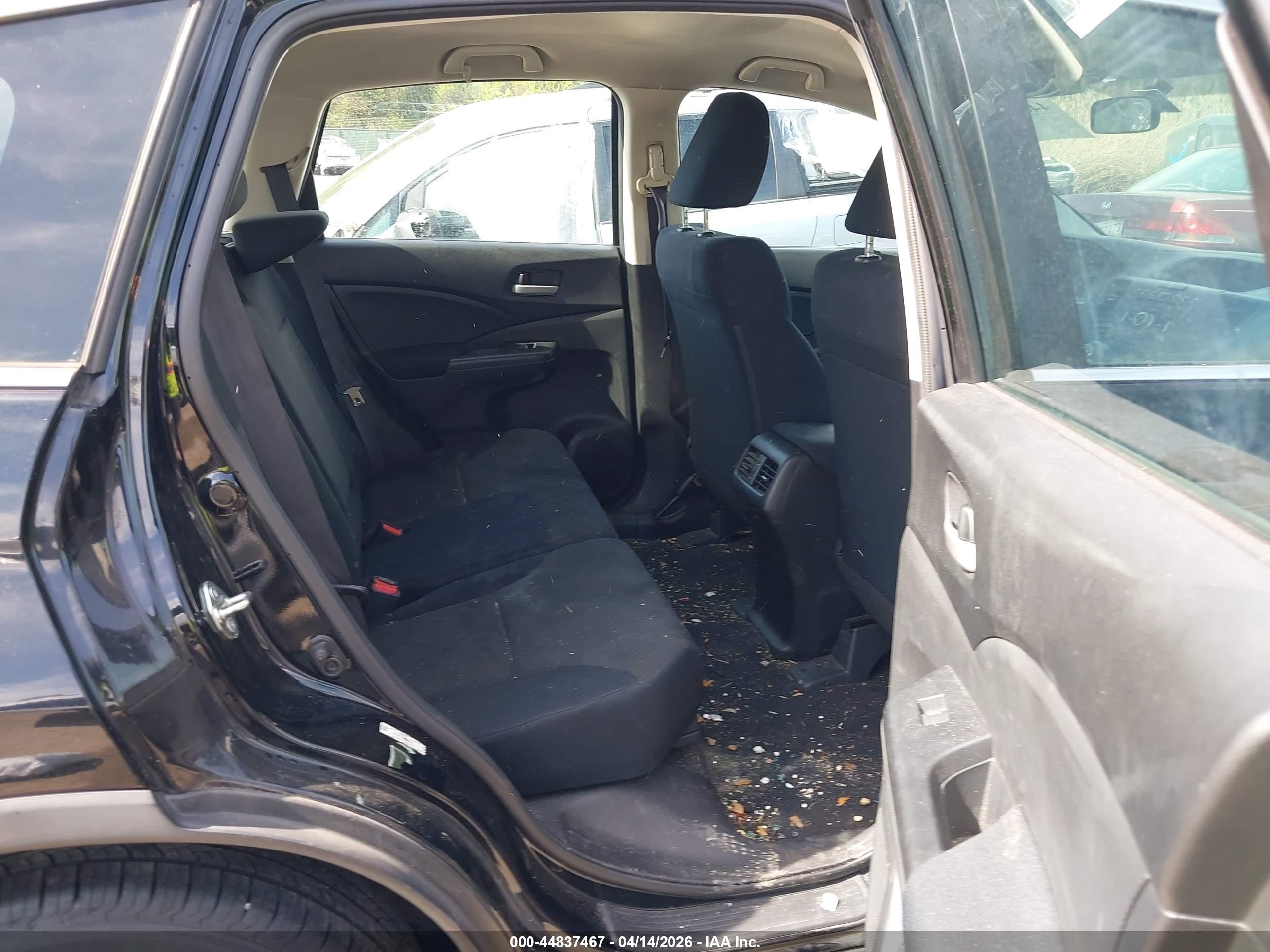 2015 Honda Cr-v Lx Black vin: 2HKRM3H31FH513619