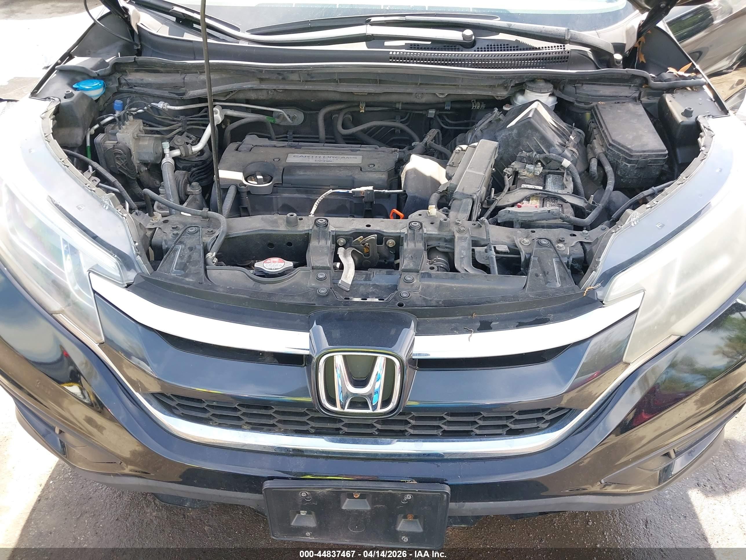 2015 Honda Cr-v Lx Black vin: 2HKRM3H31FH513619