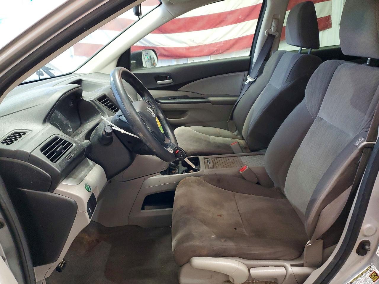 2012 Honda Cr-v Lx Silver vin: 2HKRM3H32CH507209