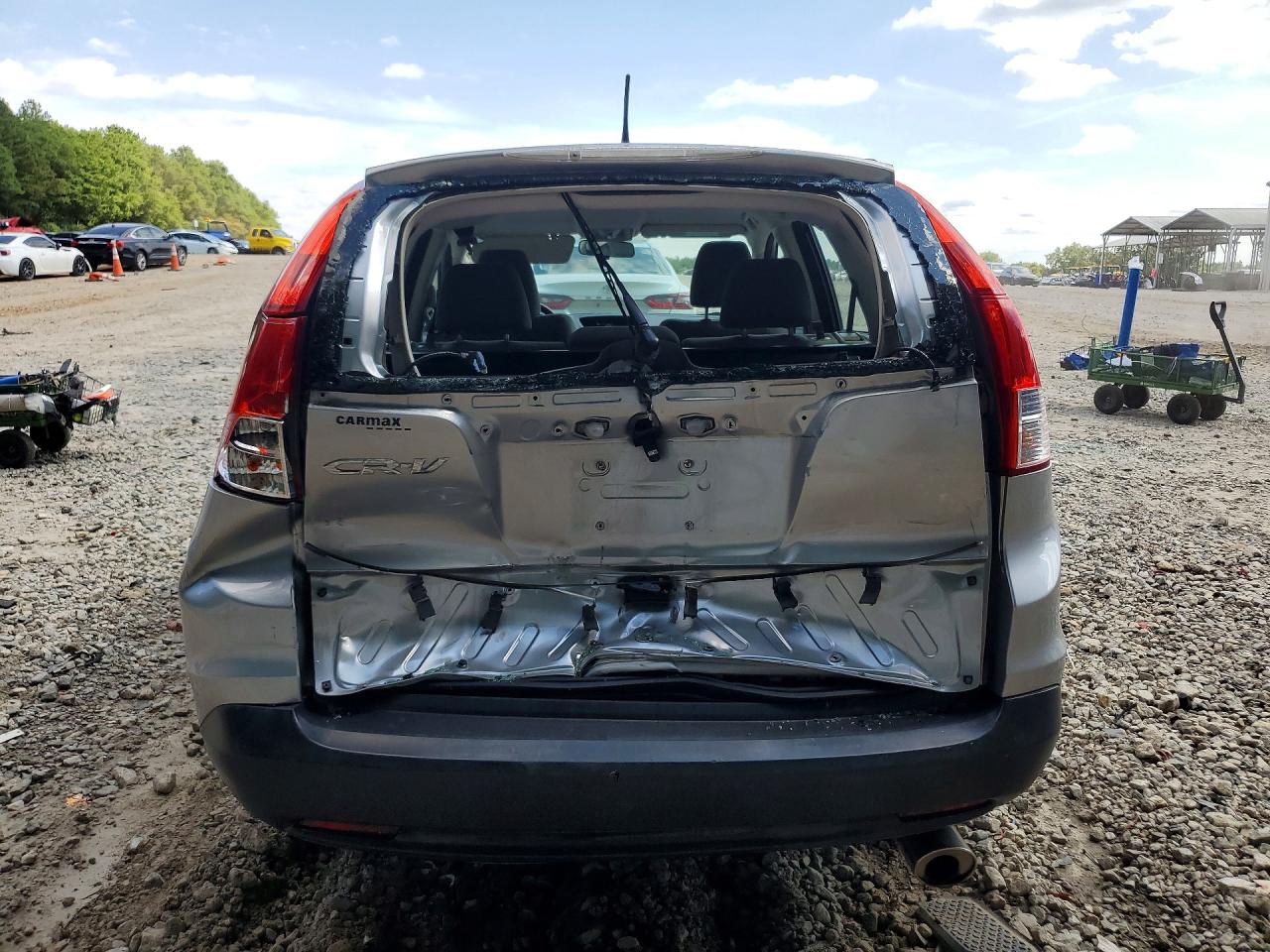 2013 Honda Cr-v Lx Silver vin: 2HKRM3H32DH503596