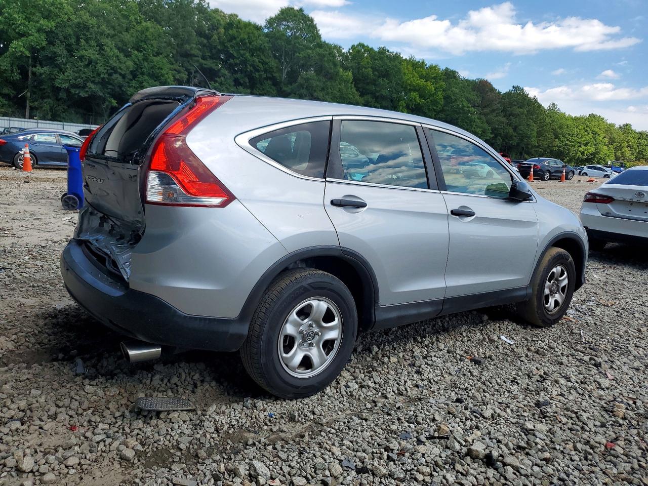 2013 Honda Cr-v Lx Silver vin: 2HKRM3H32DH503596