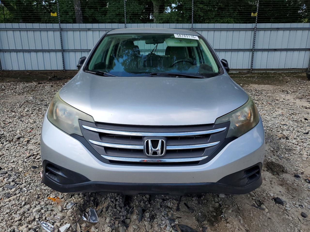 2013 Honda Cr-v Lx Silver vin: 2HKRM3H32DH503596