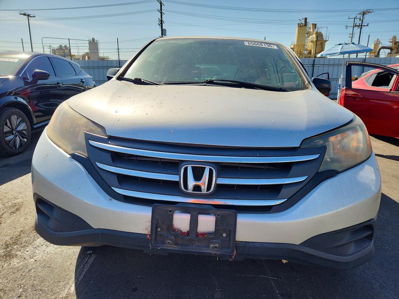 2013 Honda Cr-v Lx Silver vin: 2HKRM3H32DH511858