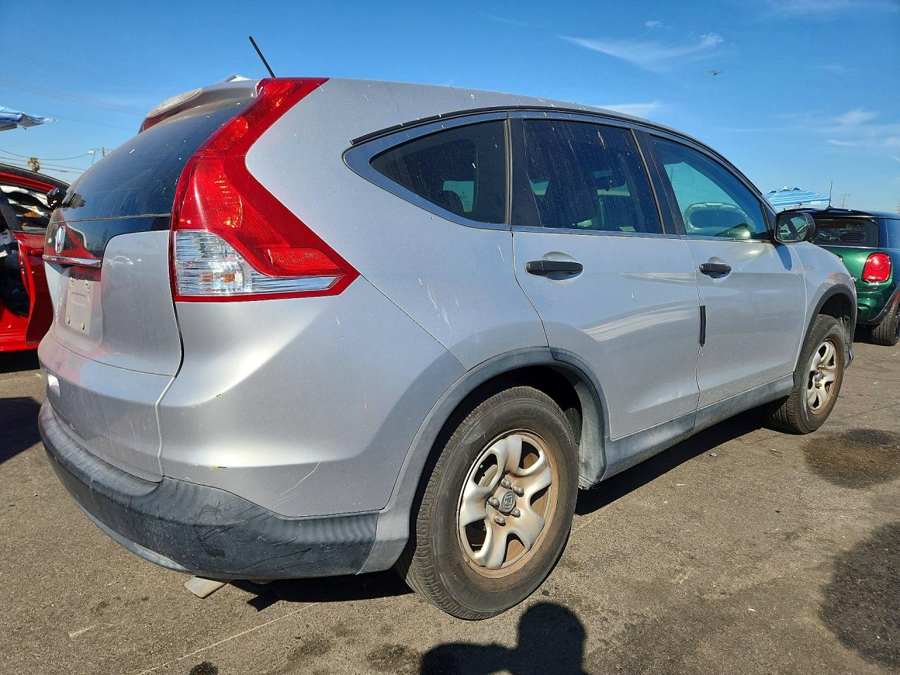 2013 Honda Cr-v Lx Silver vin: 2HKRM3H32DH511858