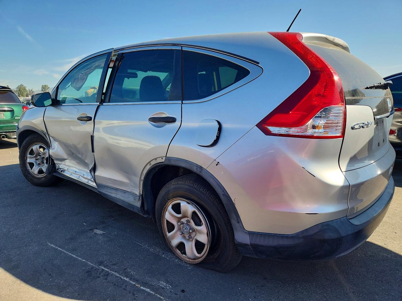 2013 Honda Cr-v Lx Silver vin: 2HKRM3H32DH511858